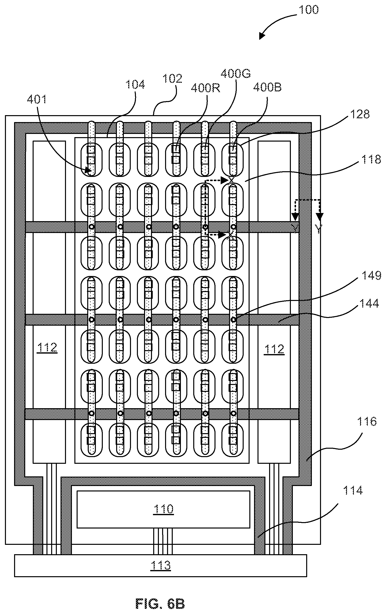 Patent US11778842 Figure 17 – Light emitting diode display with redundancy scheme