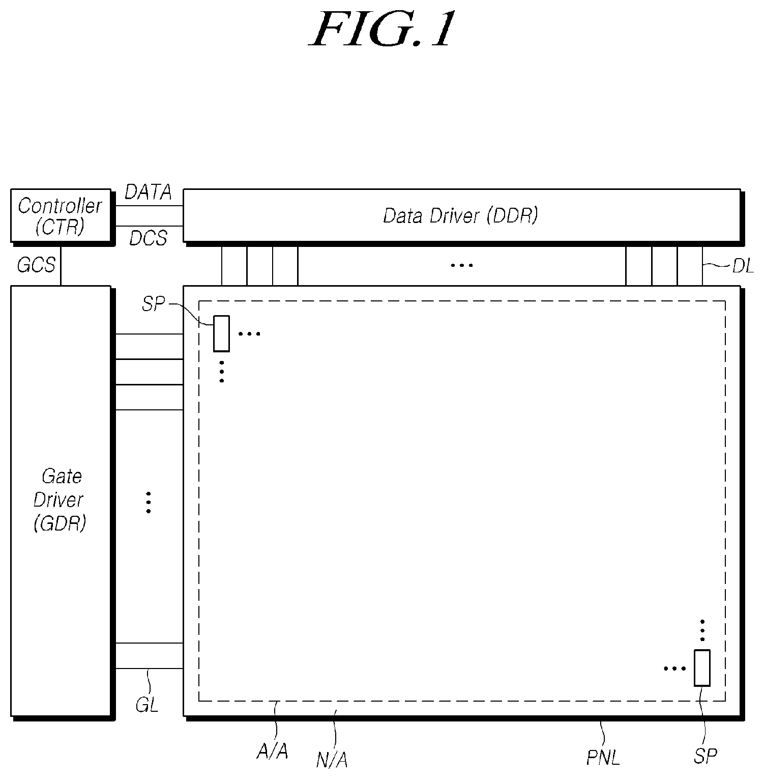 Patent US11778868 — Organic light emitting display panel and organic light emitting display device including the same — Figure 1