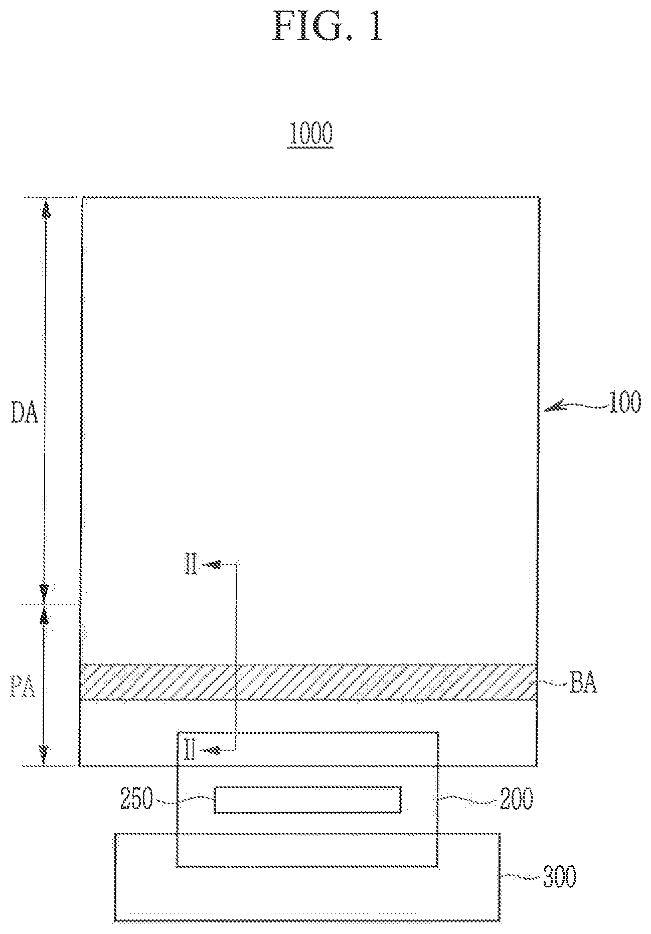 Patent US11778892 Figure 1 – Display device