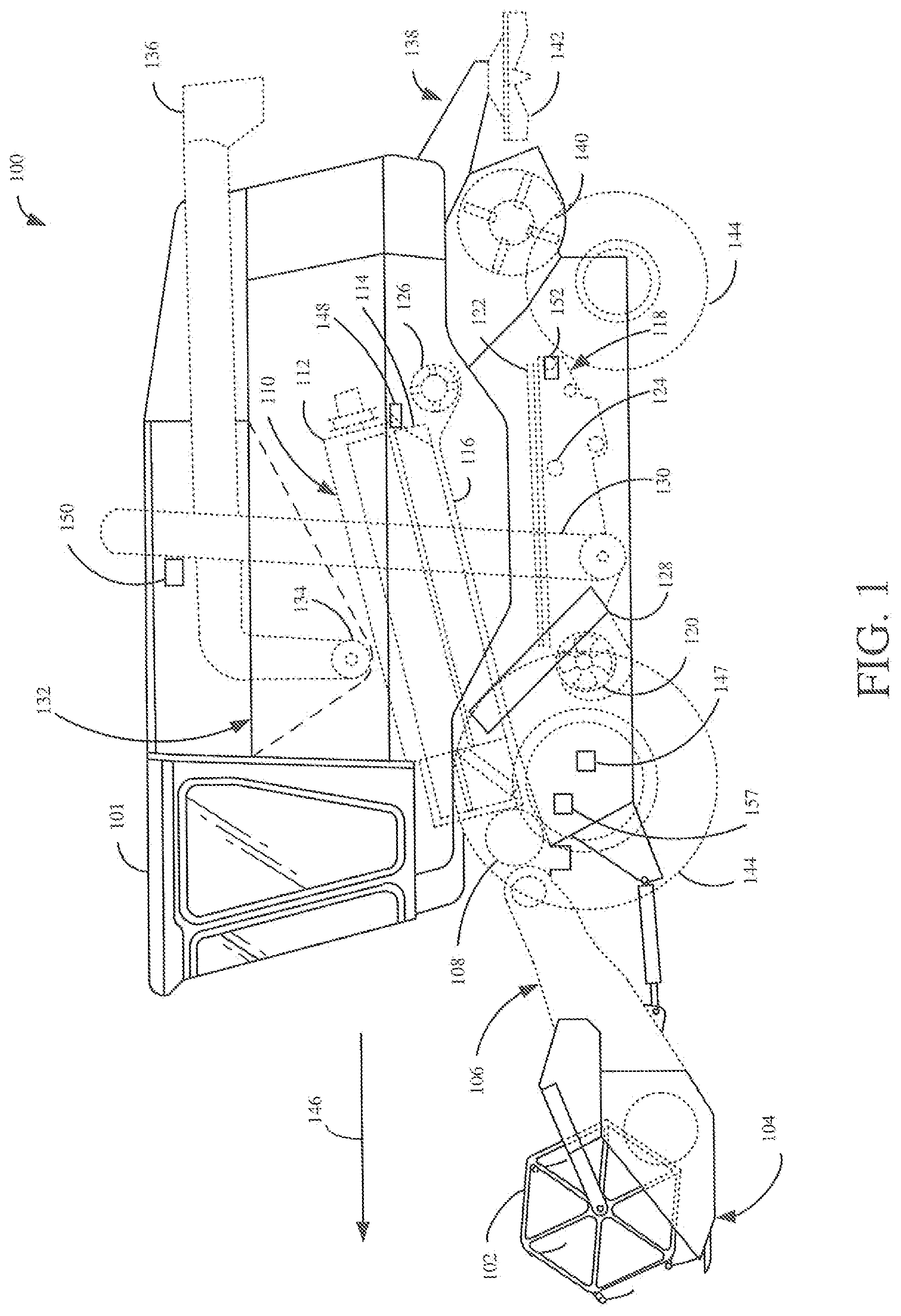 Patent US11778945 — Machine control using real-time model — Figure 1