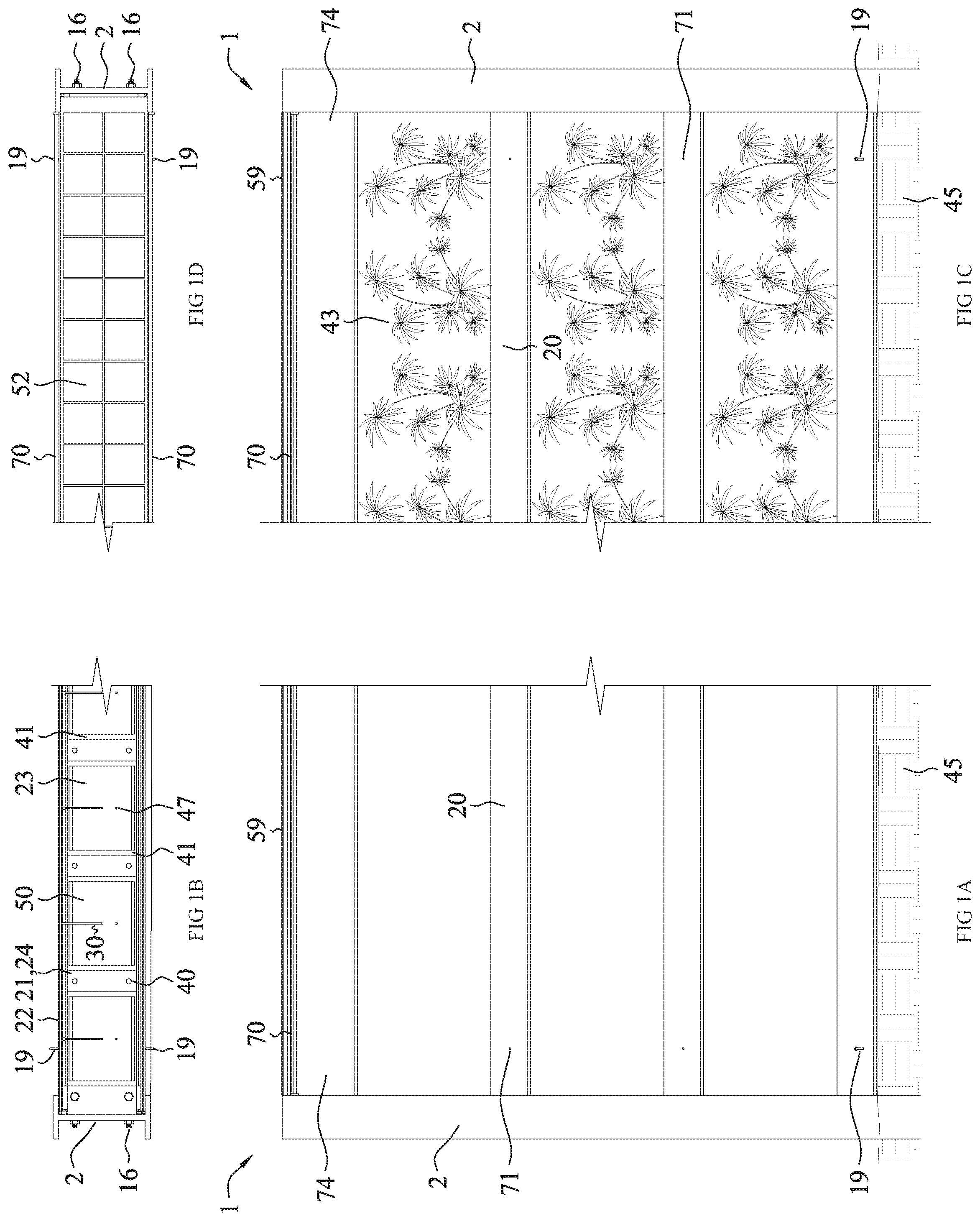 Patent US11778955 — Automated vertical plant cultivation system — Figure 1