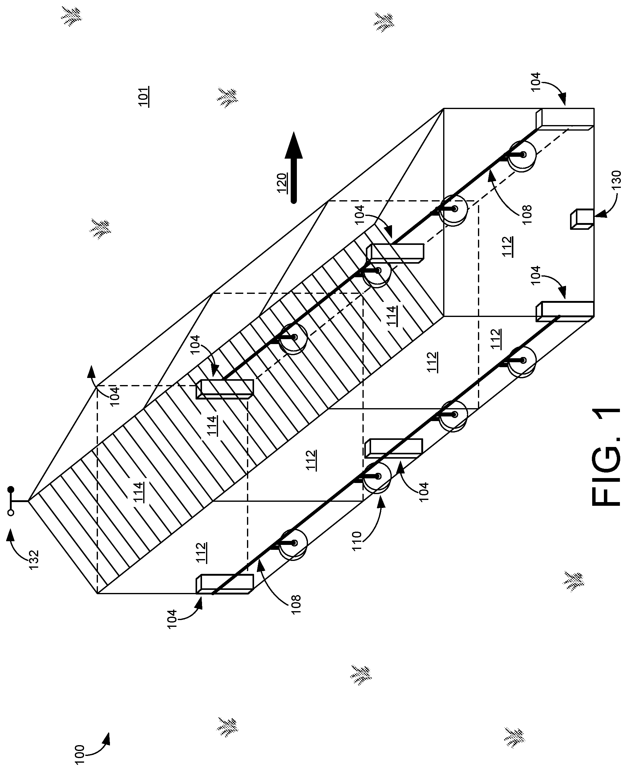 Patent US11778977 — Anchoring systems for mobile livestock enclosures — Figure 1