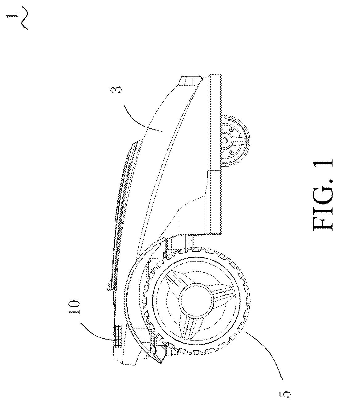 Patent US11779004 — Self-moving device, charging station, automatic working system, and insect suppression device thereof — Figure 1