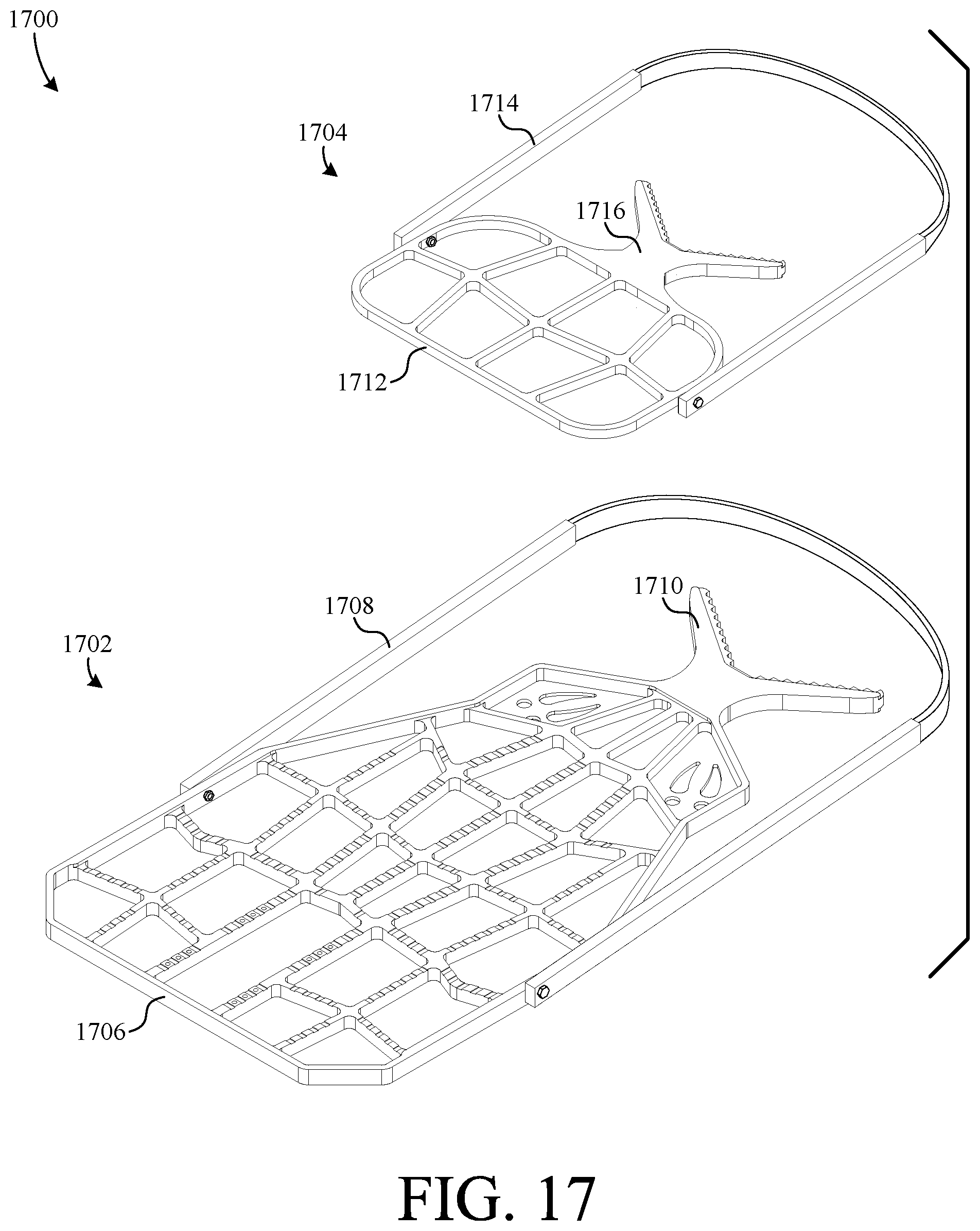 Patent US11779009 Figure 18 – Portable treestand and climbing stick system