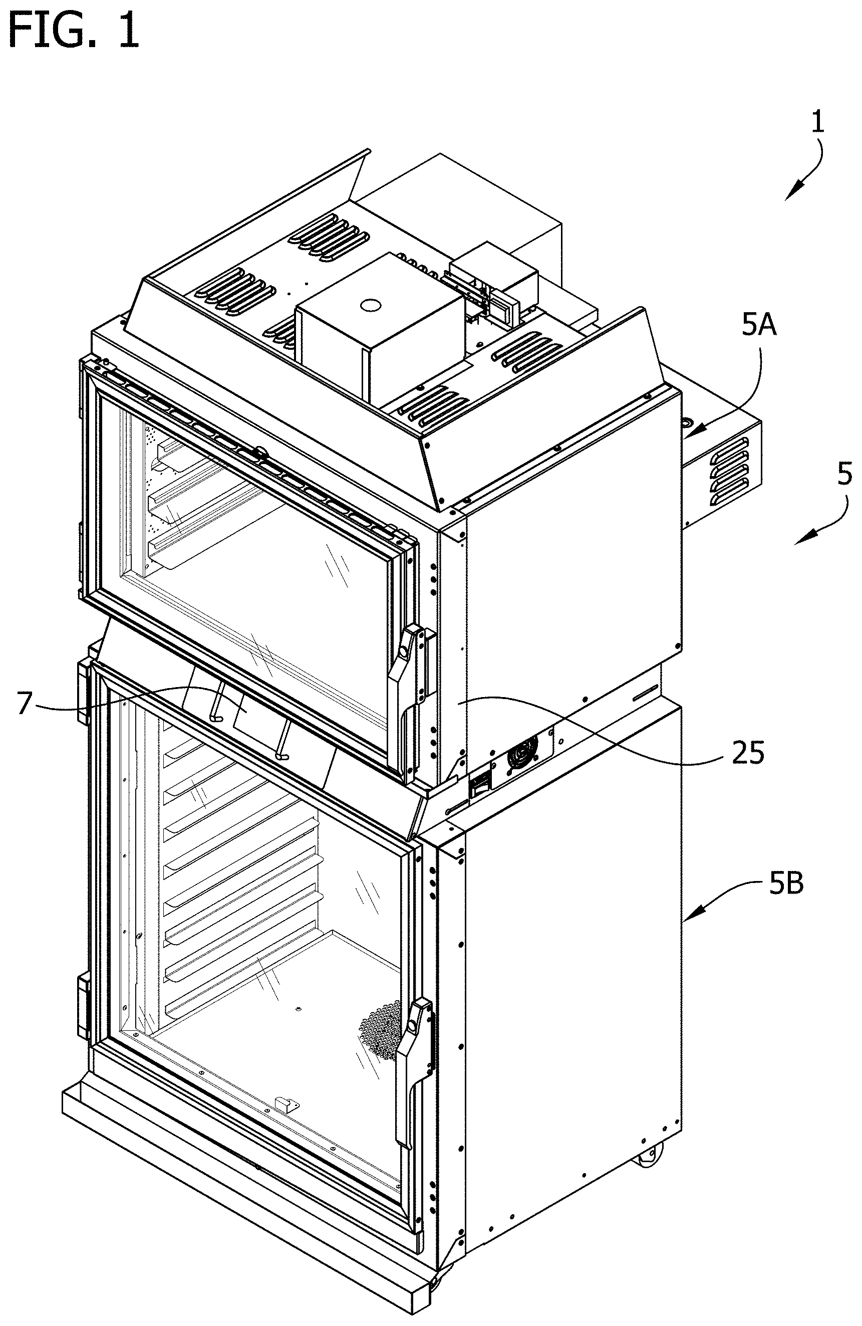 Patent US11779023 — Dough preparation apparatus and methods — Figure 1