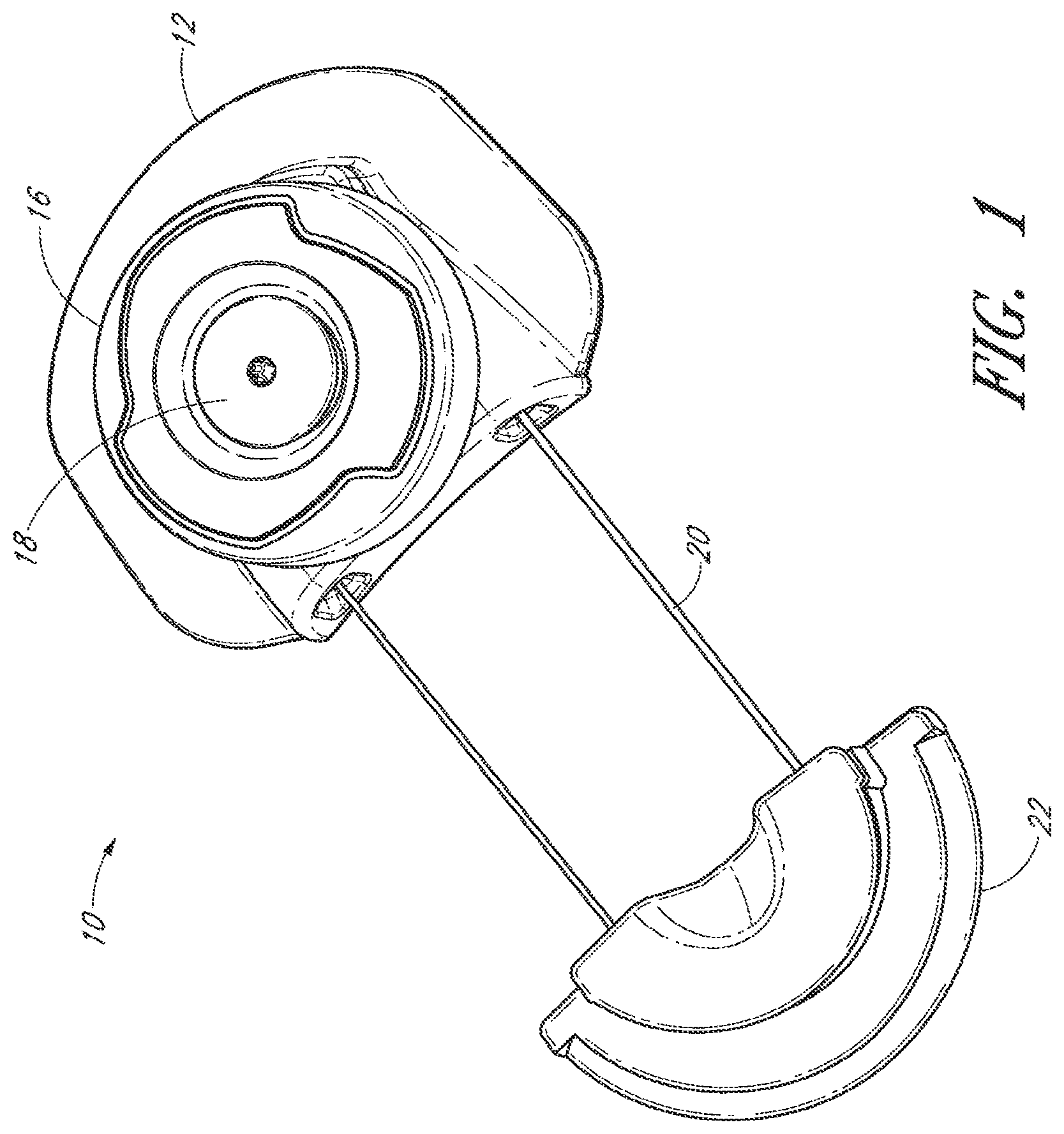 Patent US11779083 — Reel based lacing system — Figure 1