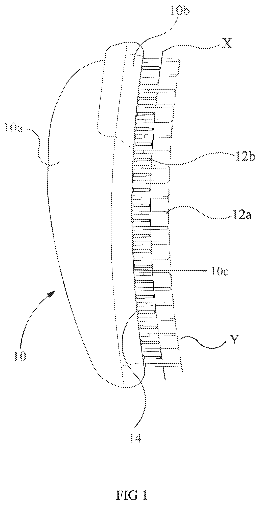 Patent US11779101 — Hair care device — Figure 1