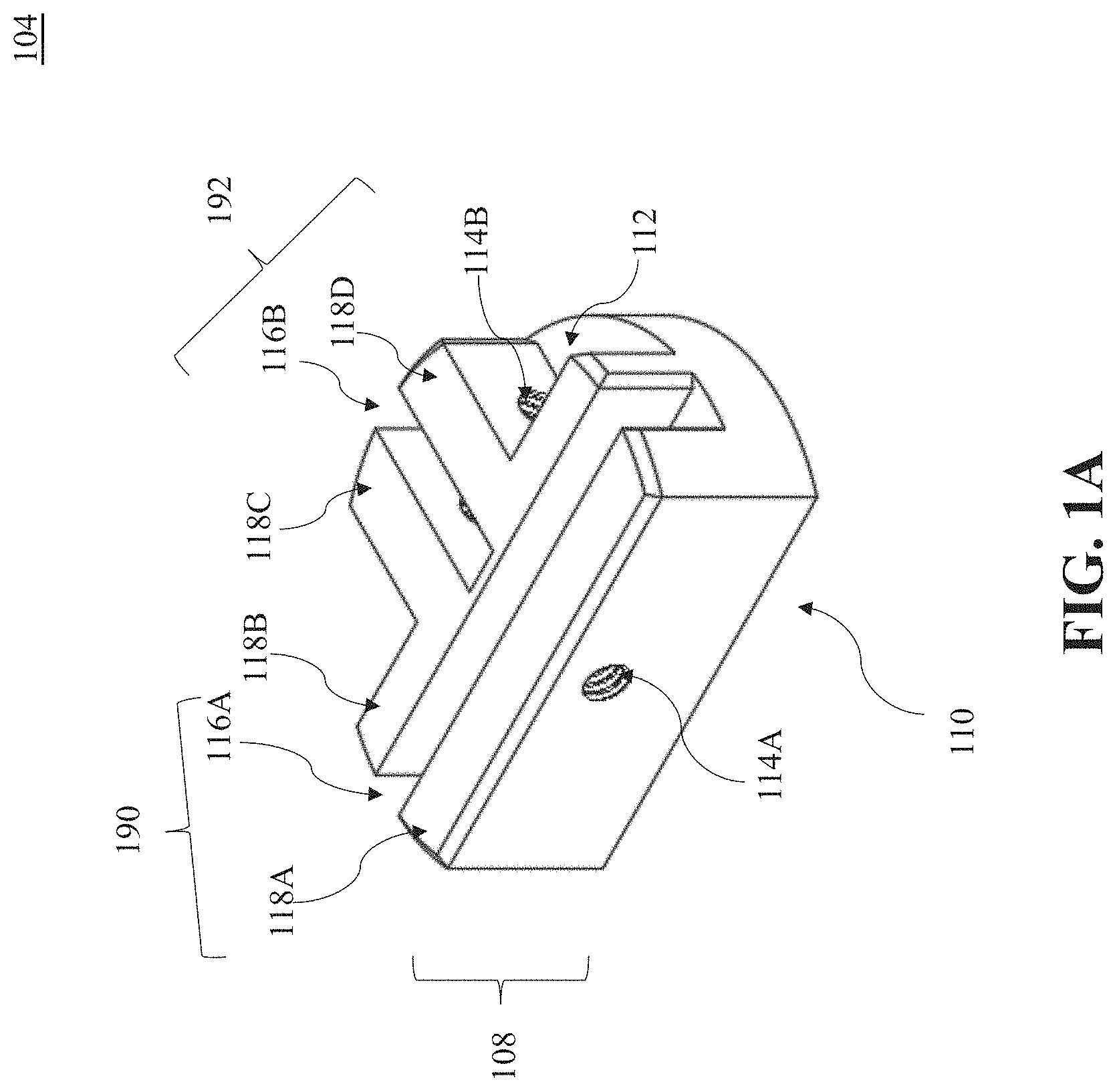 Patent US11779109 — Apparatus and method for creating a barrier — Figure 1