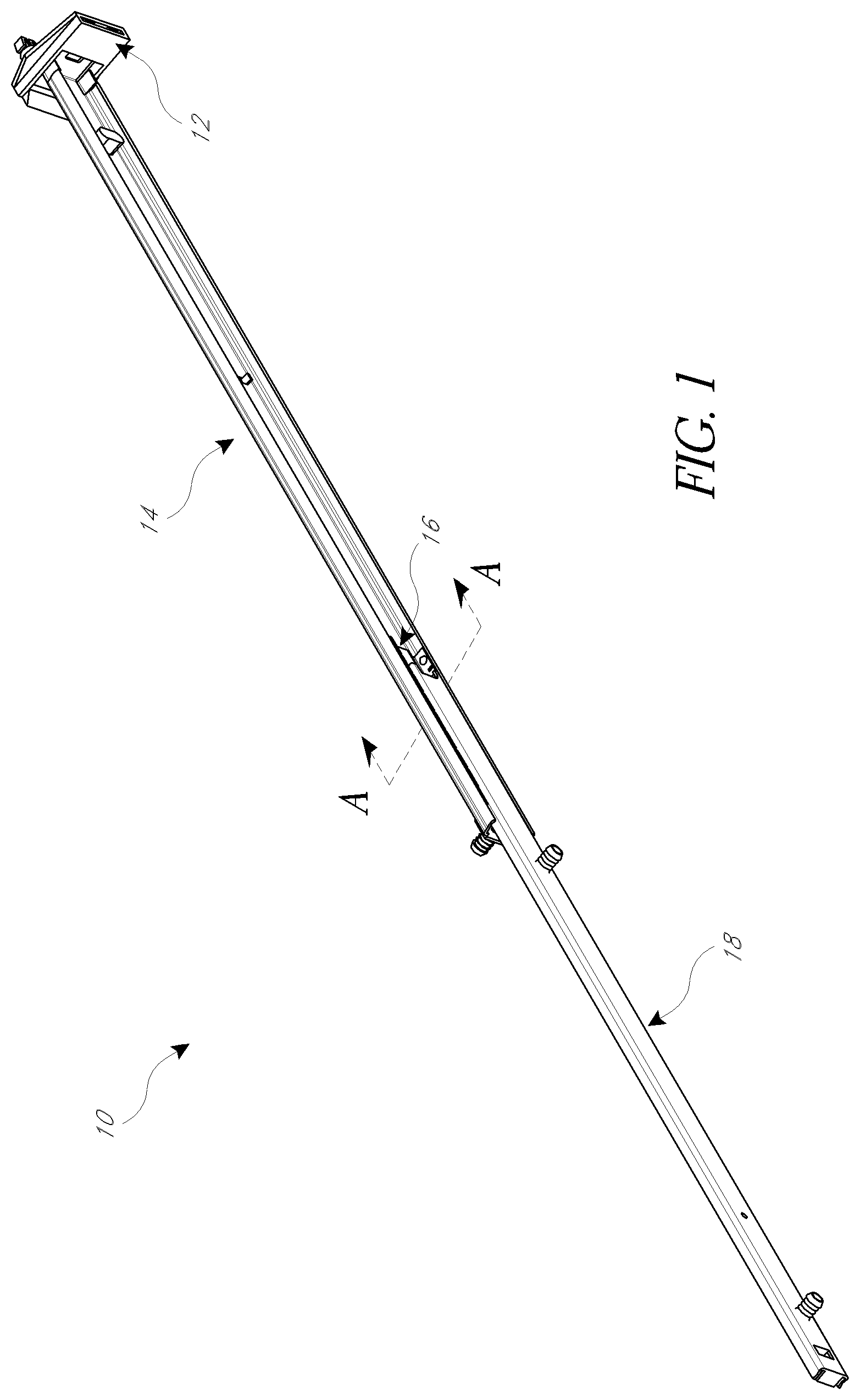 Patent US11779112 — Drawer glide mechanism — Figure 1