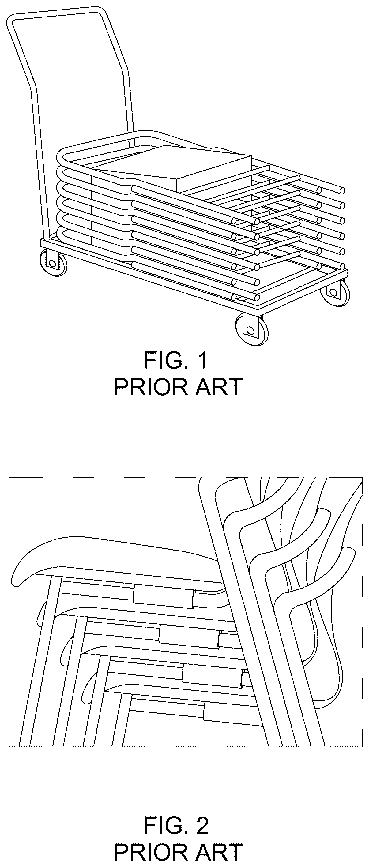 Patent US11779119 — Folding chair with user interchangeable frame and coat rack adapted for hanging on a wall — Figure 1