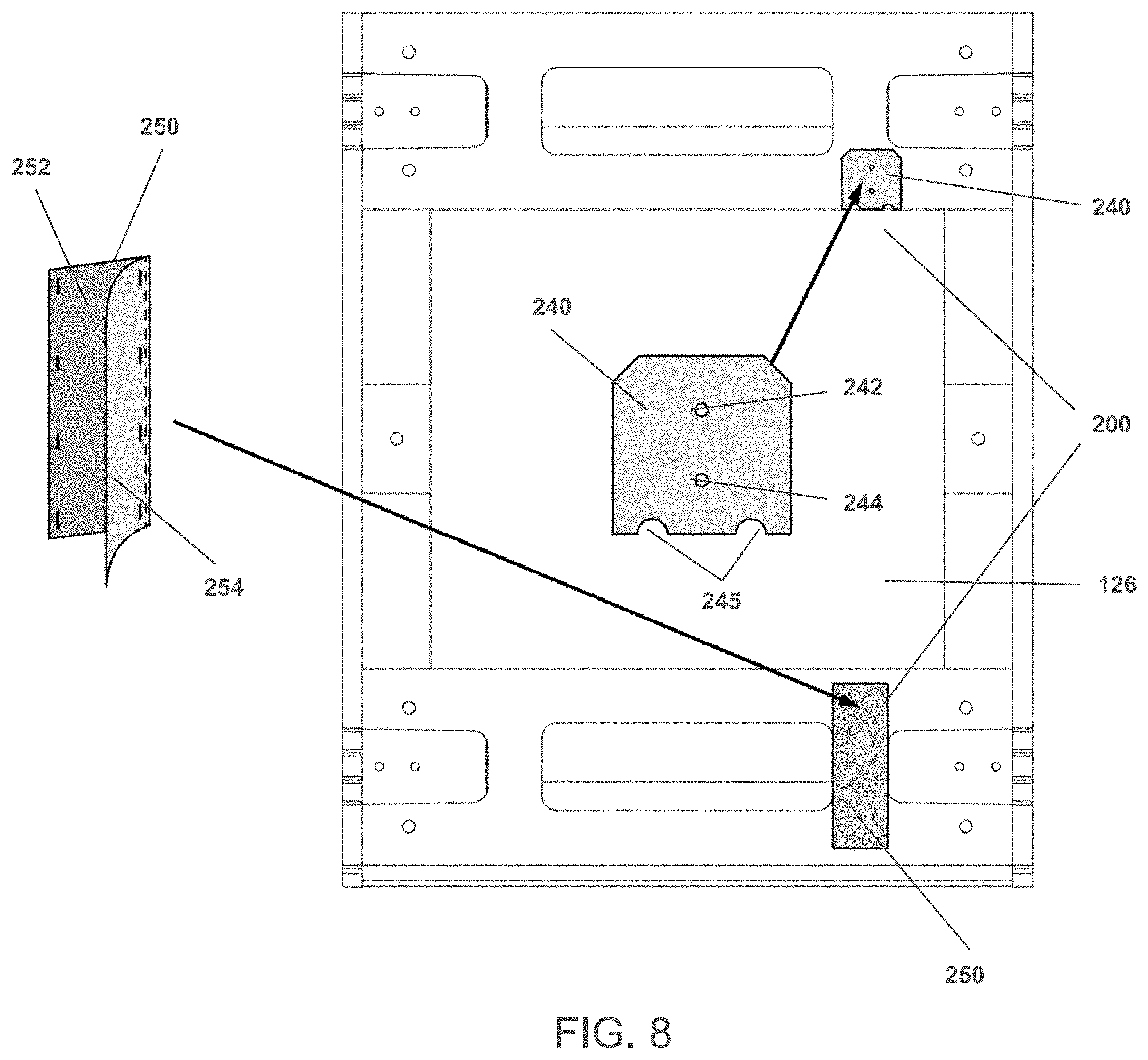 Patent US11779123 Figure 11 – Modular sofa construction and methods for assembly