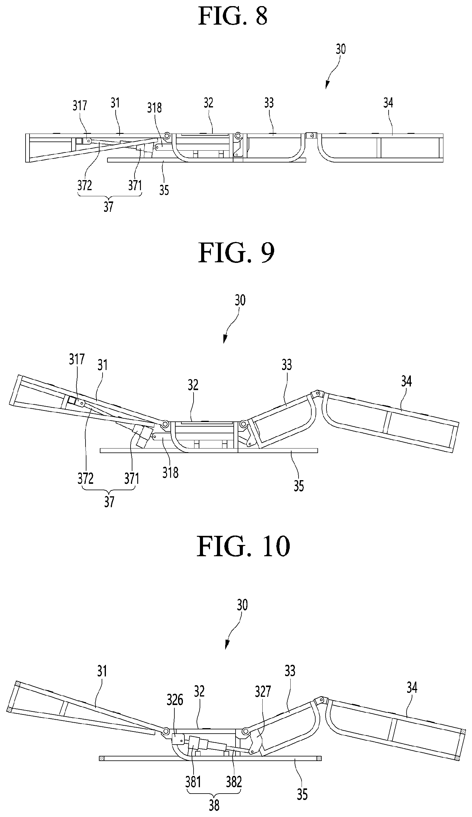 Patent US11779125 Figure 4 – Bed