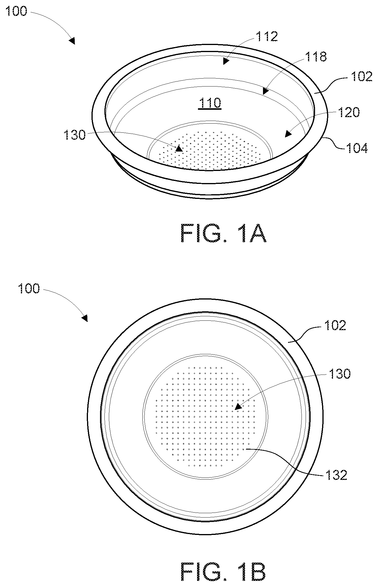 Patent US11779146 — Extraction filter basket — Figure 1