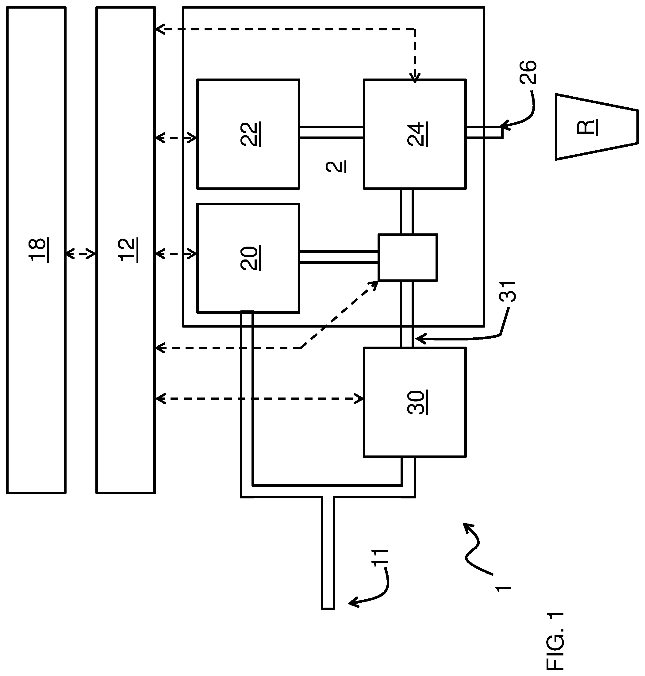Patent US11779152 — Beverage dispensing device with cleaning module and method of cleaning said device — Figure 1
