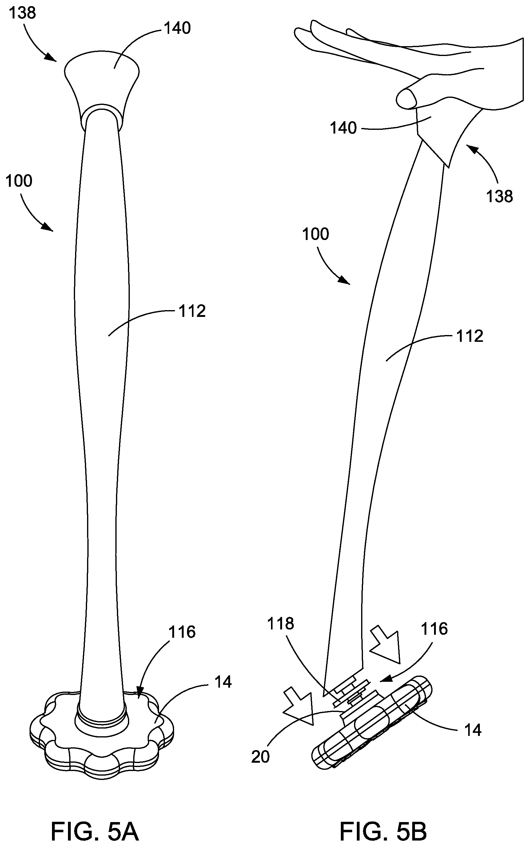 Patent US11779171 Figure 7 – Scrubbing tool having a dissolvable cleaning head