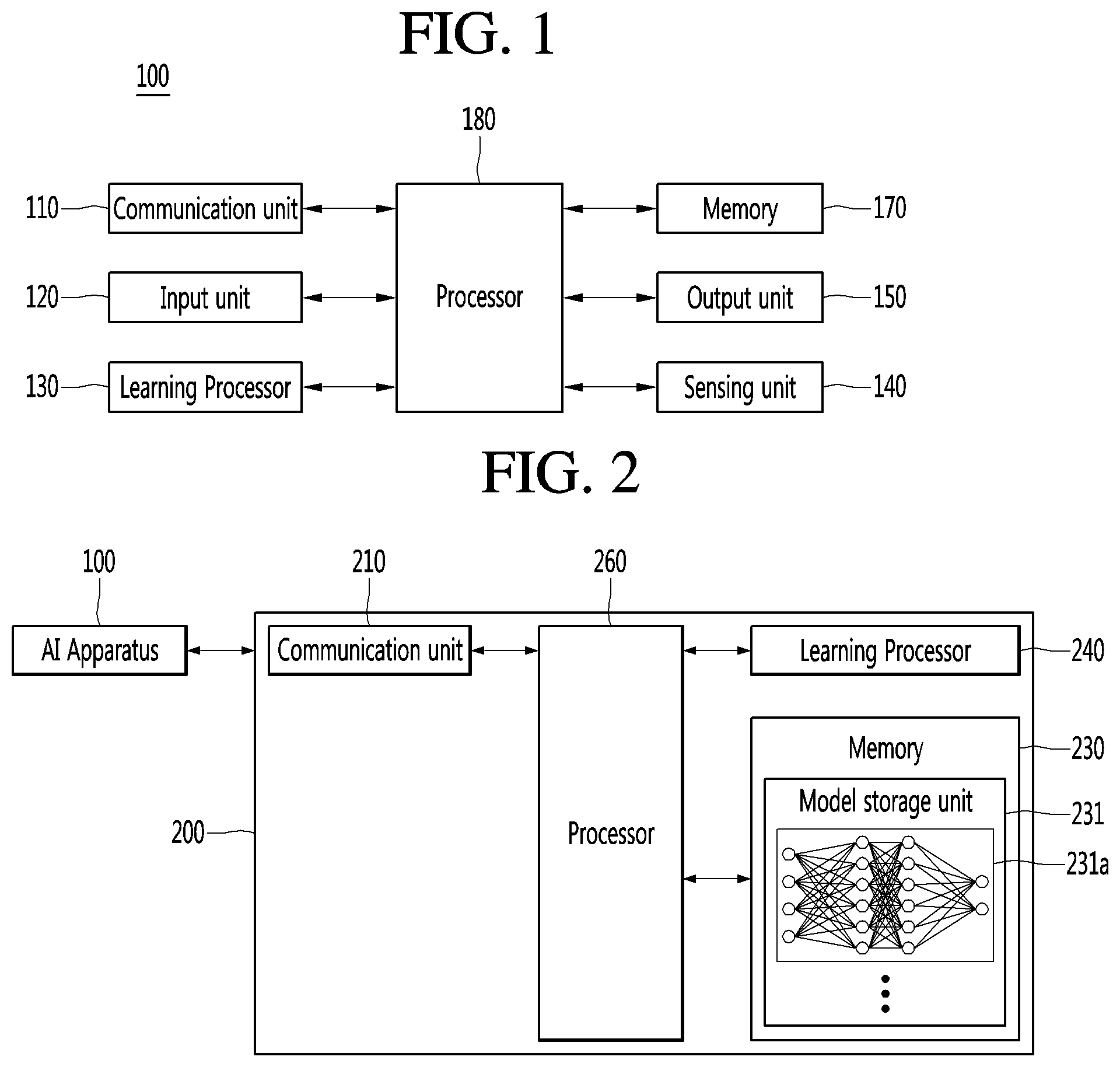 Patent US11779180 Figure 1 – Robot cleaner for cleaning in consideration of floor state through artificial intelligence and operating method for the same