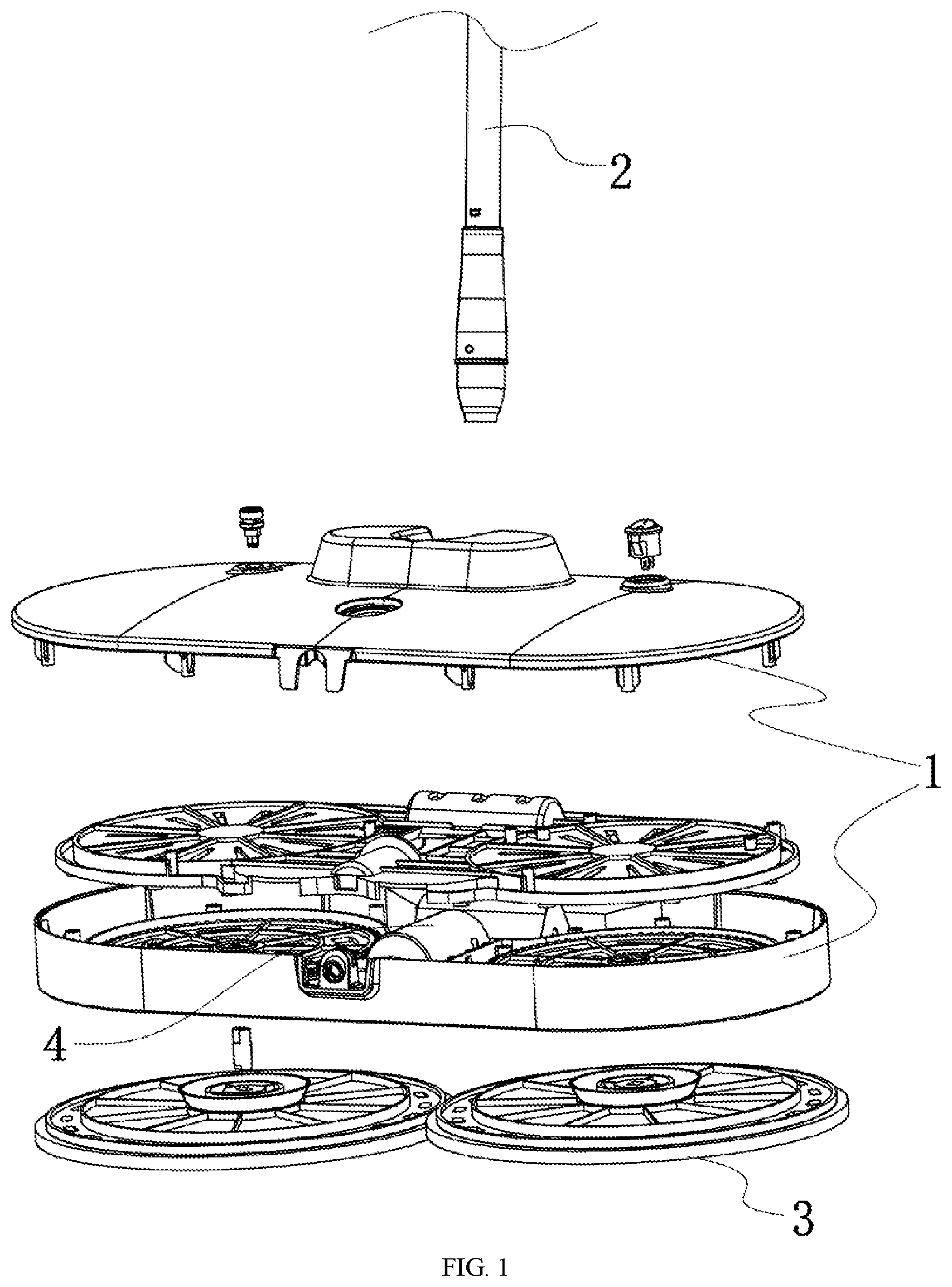 Patent US11779184 — Cleaning assembly — Figure 1