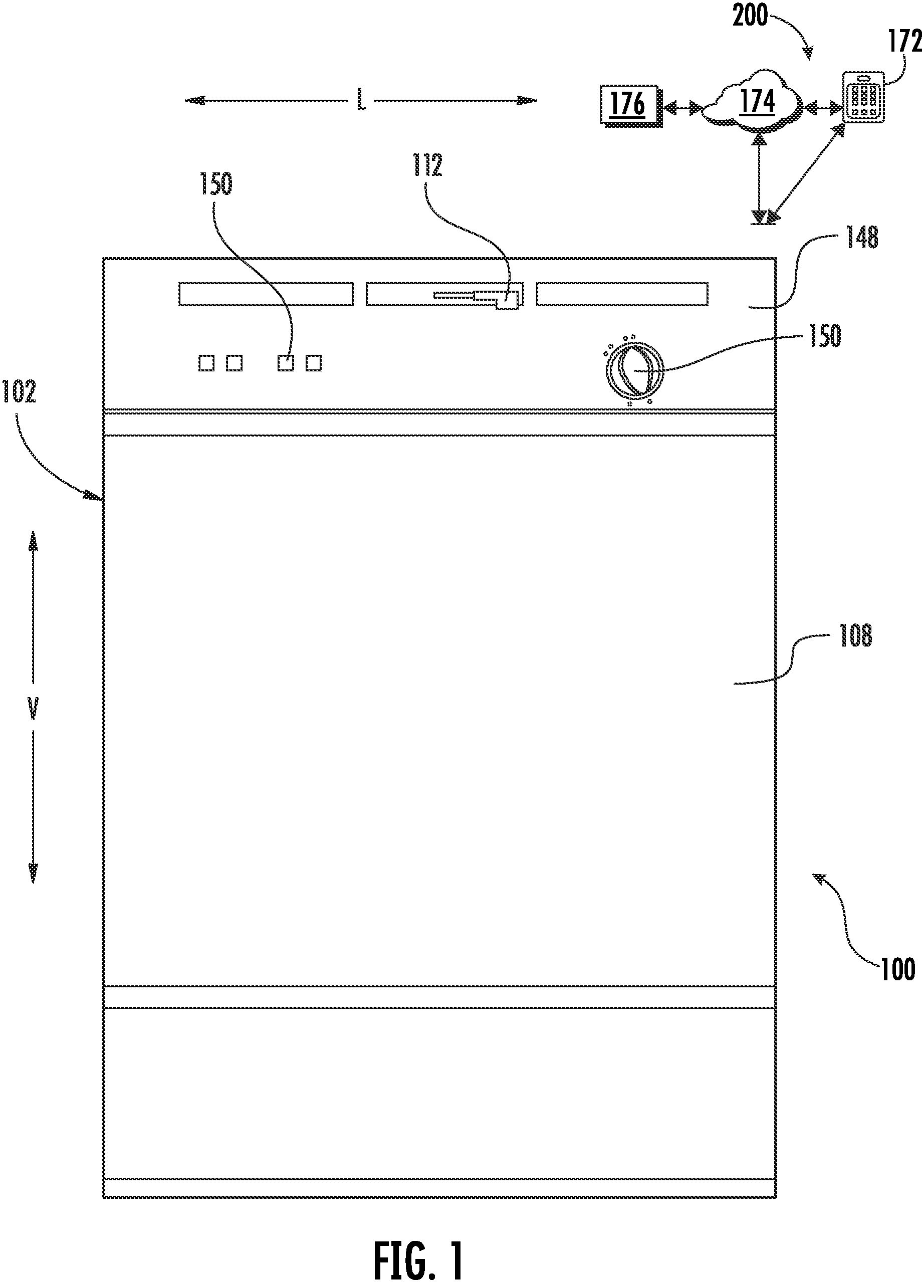 Patent US11779189 — Systems and methods for performing a sous-vide cooking cycle in a dishwasher appliance — Figure 1