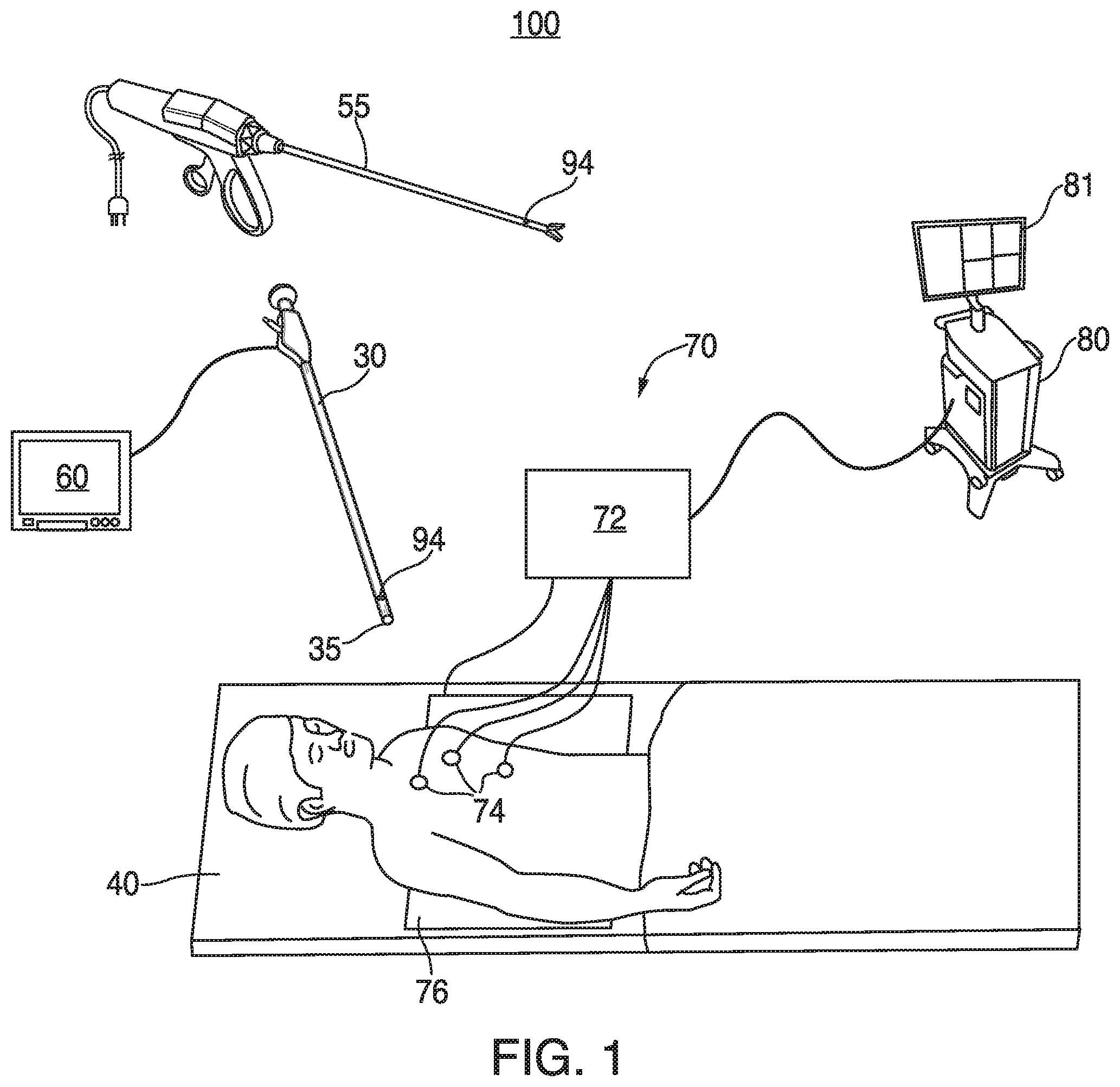 Patent US11779192 — Medical image viewer control from surgeon's camera — Figure 1