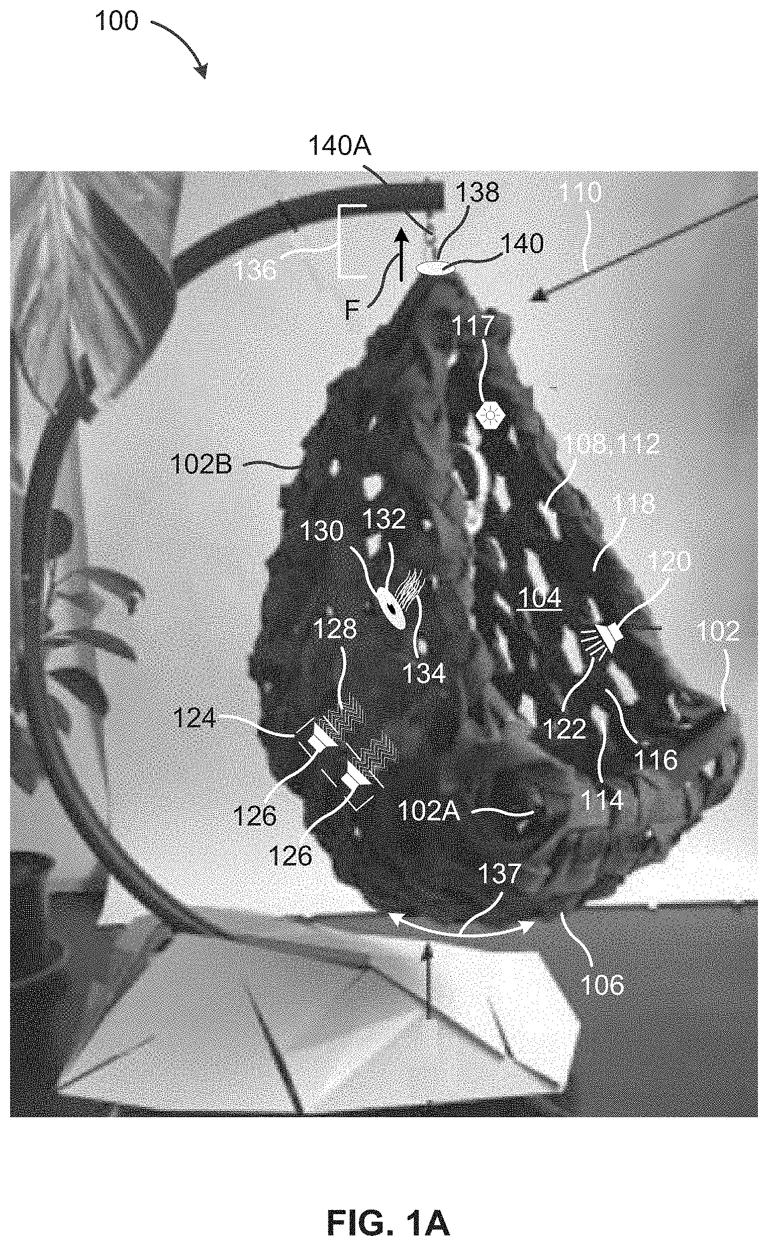 Patent US11779227 — Multisensory technology for stress reduction and stress resilience — Figure 1
