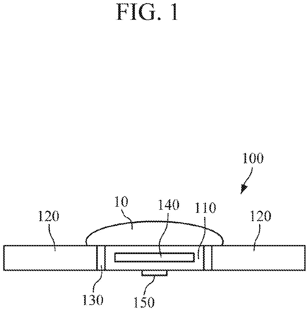 Patent US11779228 — Bio-signal measurement apparatus and blood pressure measurement apparatus and method — Figure 1