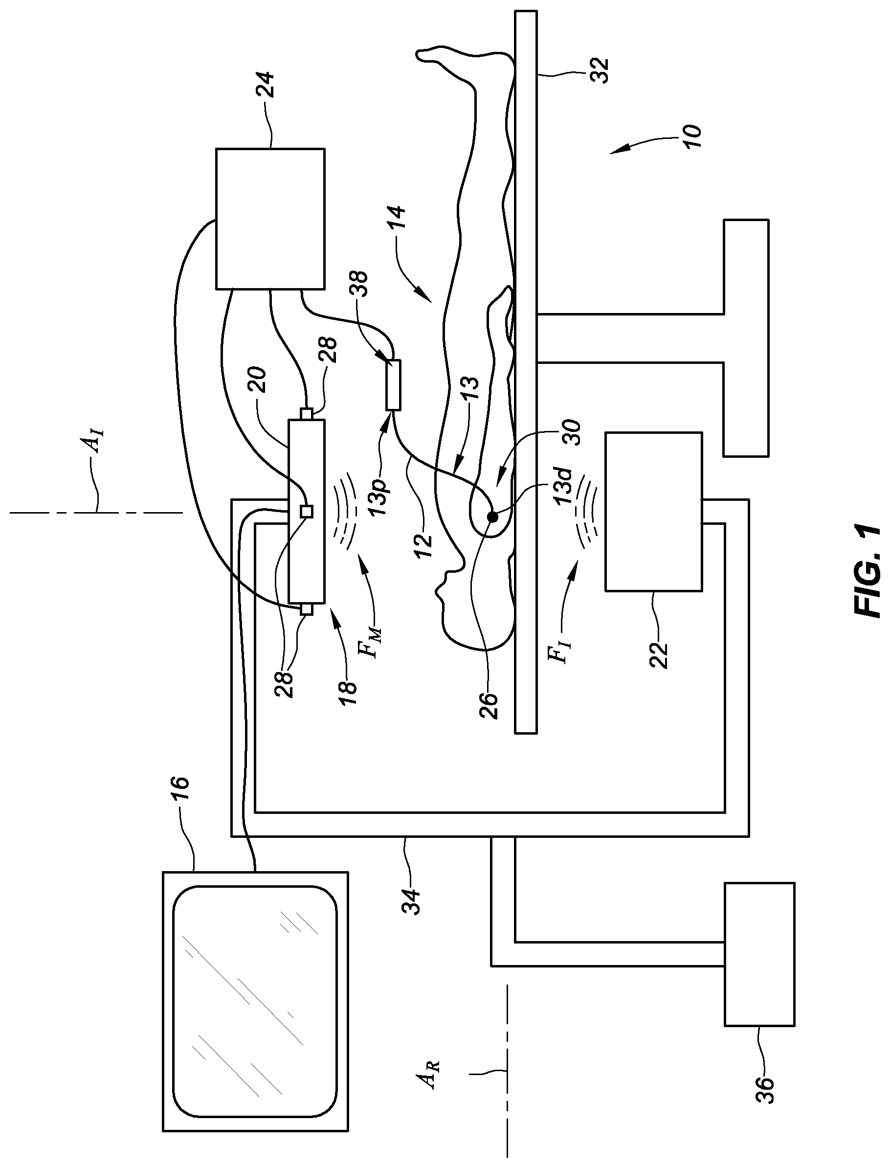 Patent US11779239 — Core designs for miniature inductive coil sensors — Figure 1