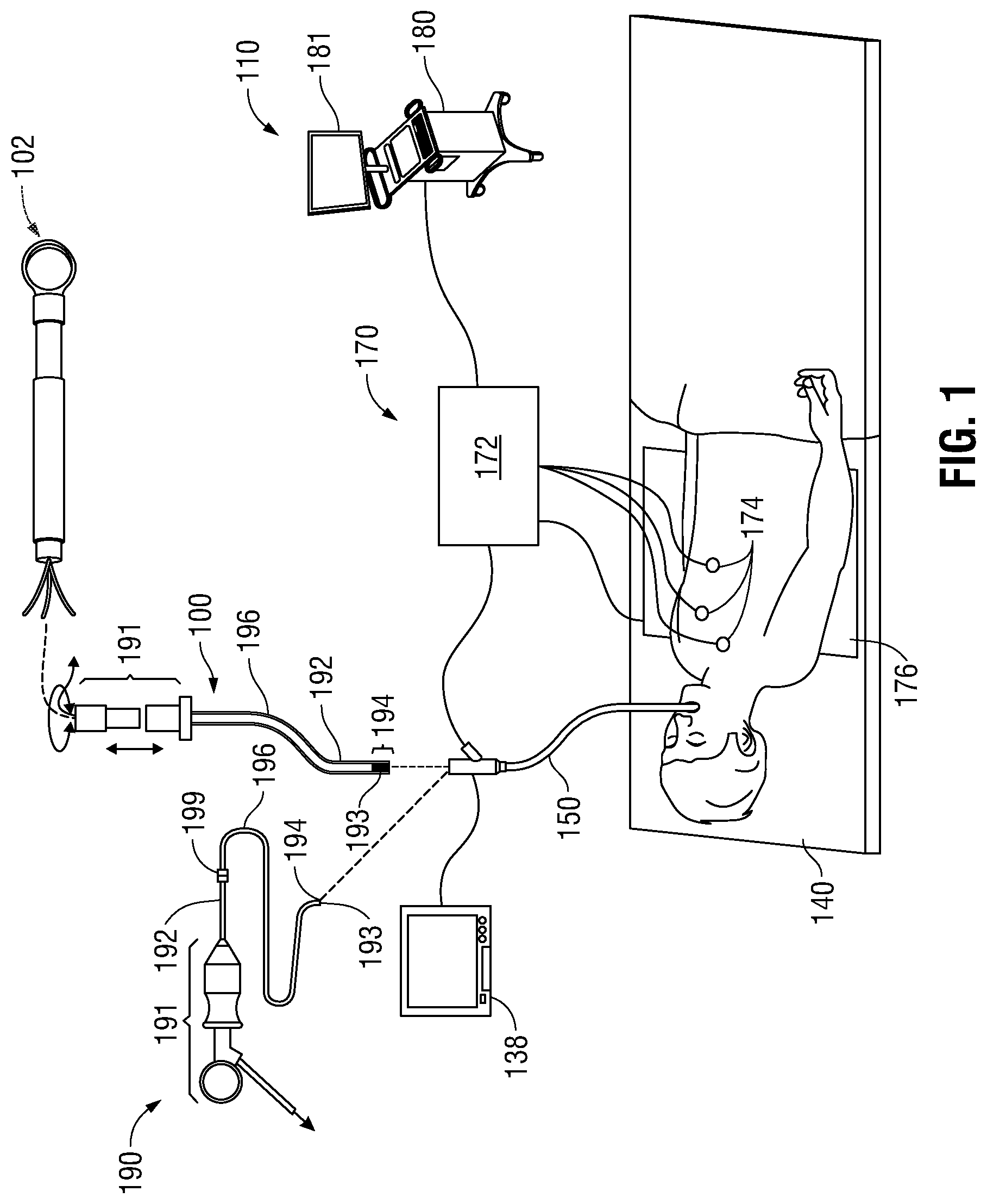 Patent US11779241 Figure 1 – Systems, methods, and computer-readable media of estimating thoracic cavity movement during respiration