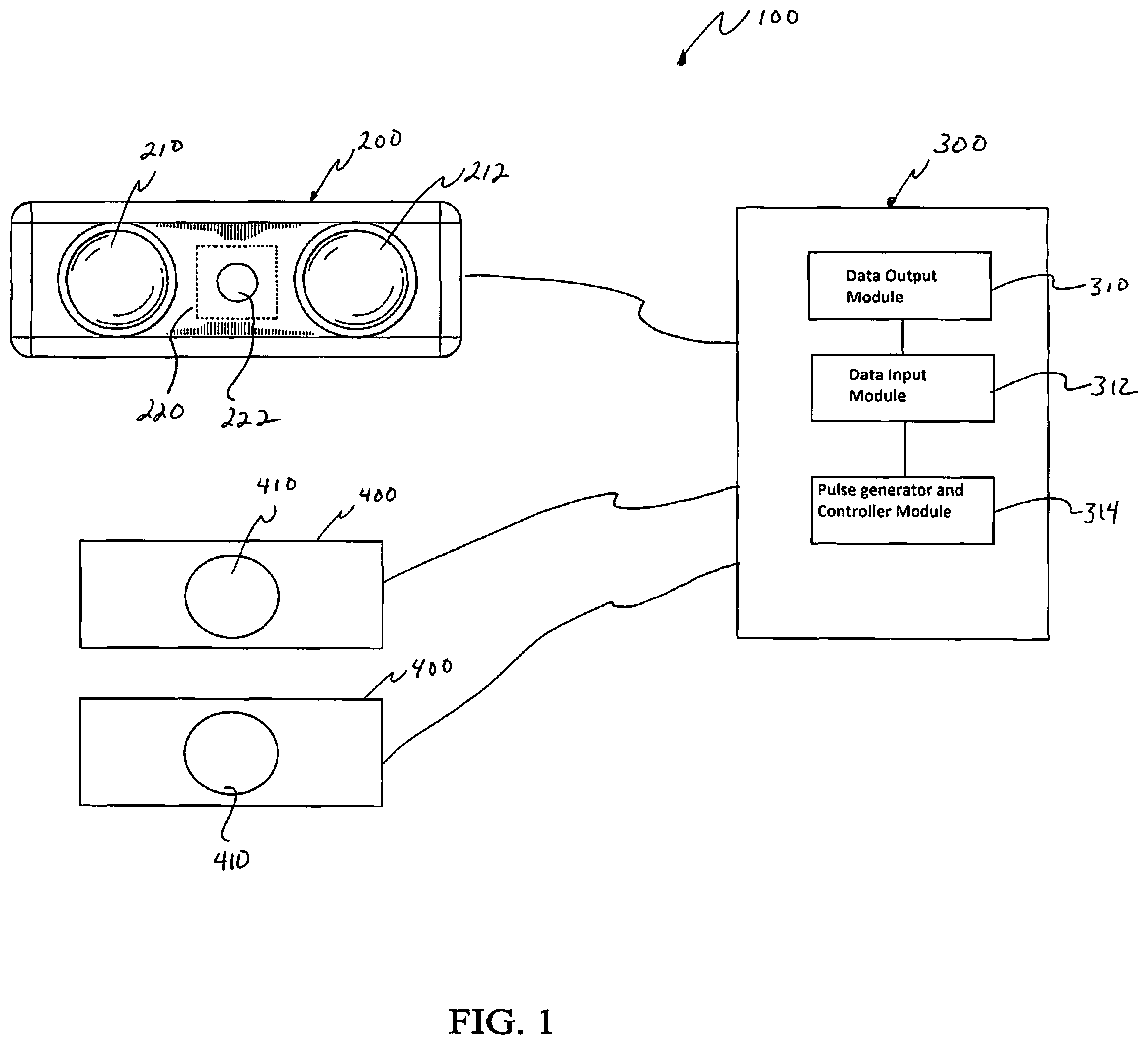 Patent US11779258 — System and method for stimulating medical electrode with a measurement capability — Figure 1