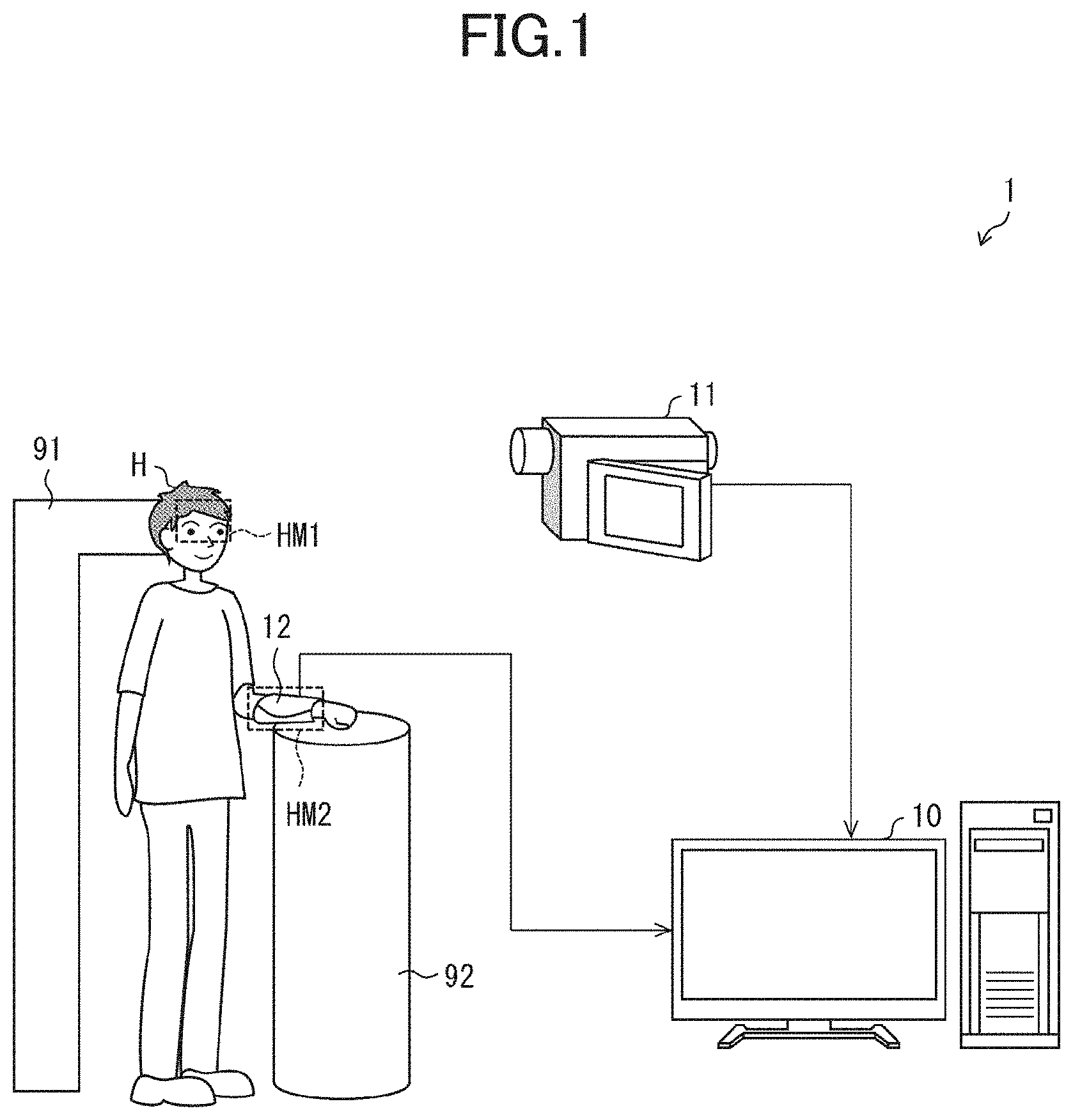 Patent US11779281 — Evaluation system evaluation device, and biological information acquisition device — Figure 1