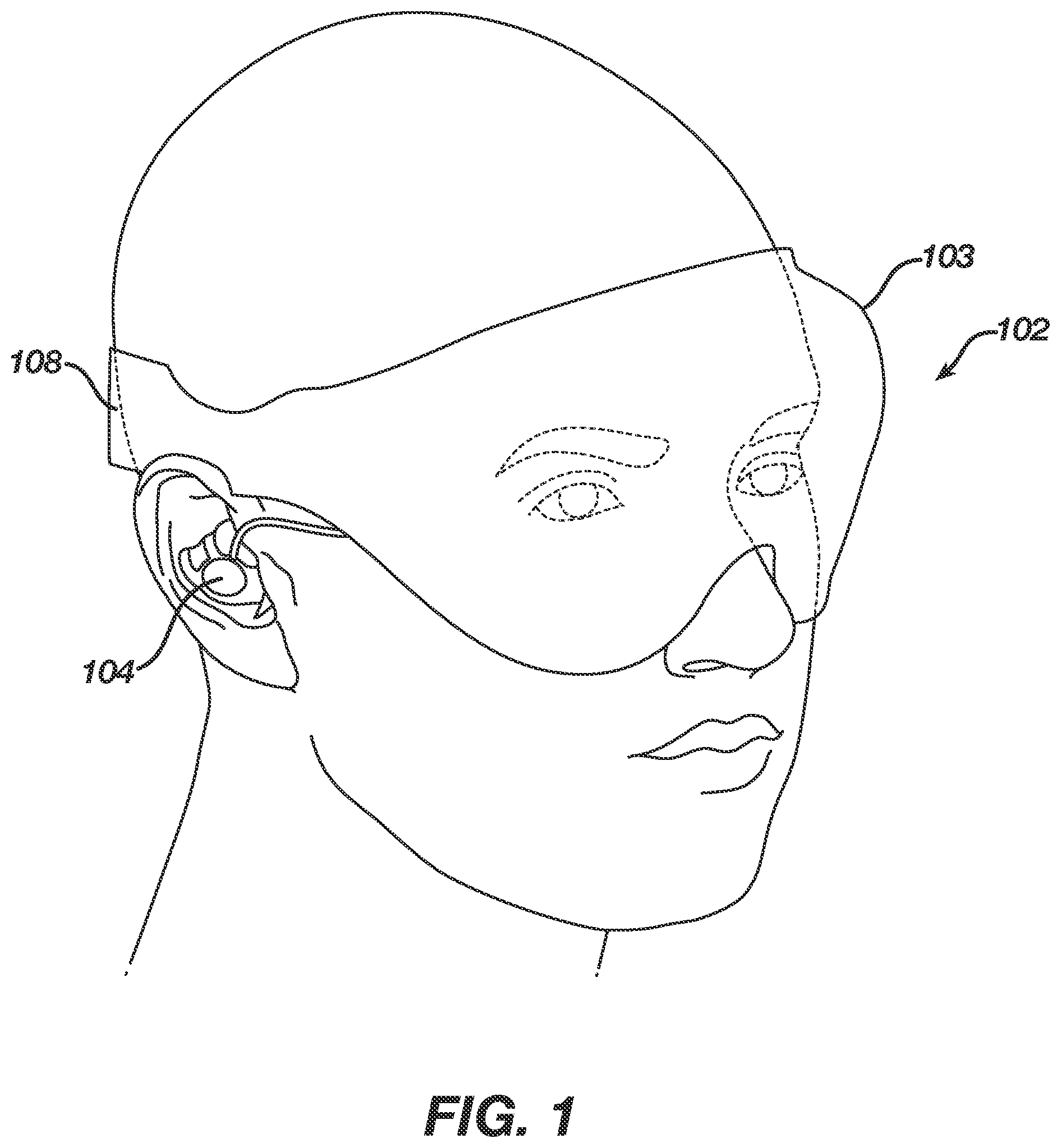 Patent US11779285 — Electrically conductive eartips — Figure 1