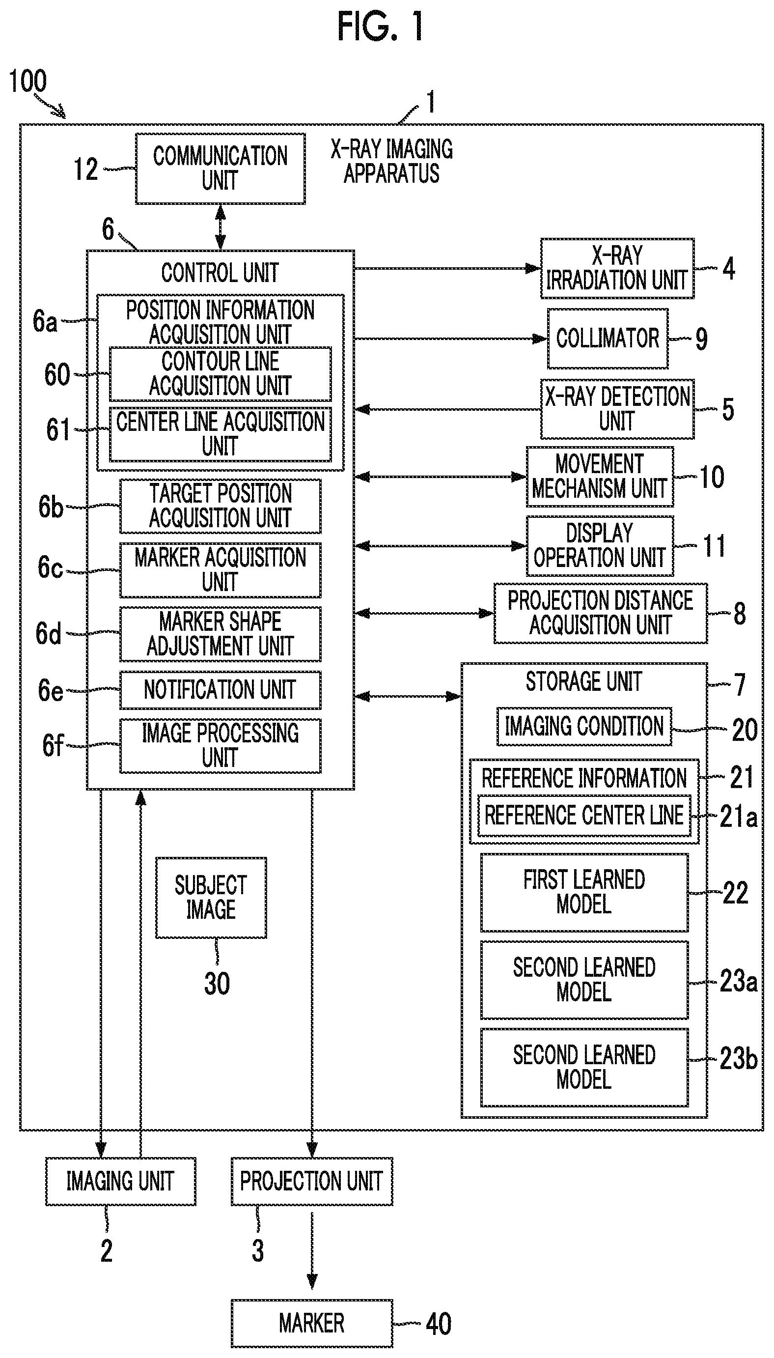 Patent US11779290 — X-ray imaging system and x-ray imaging apparatus — Figure 1