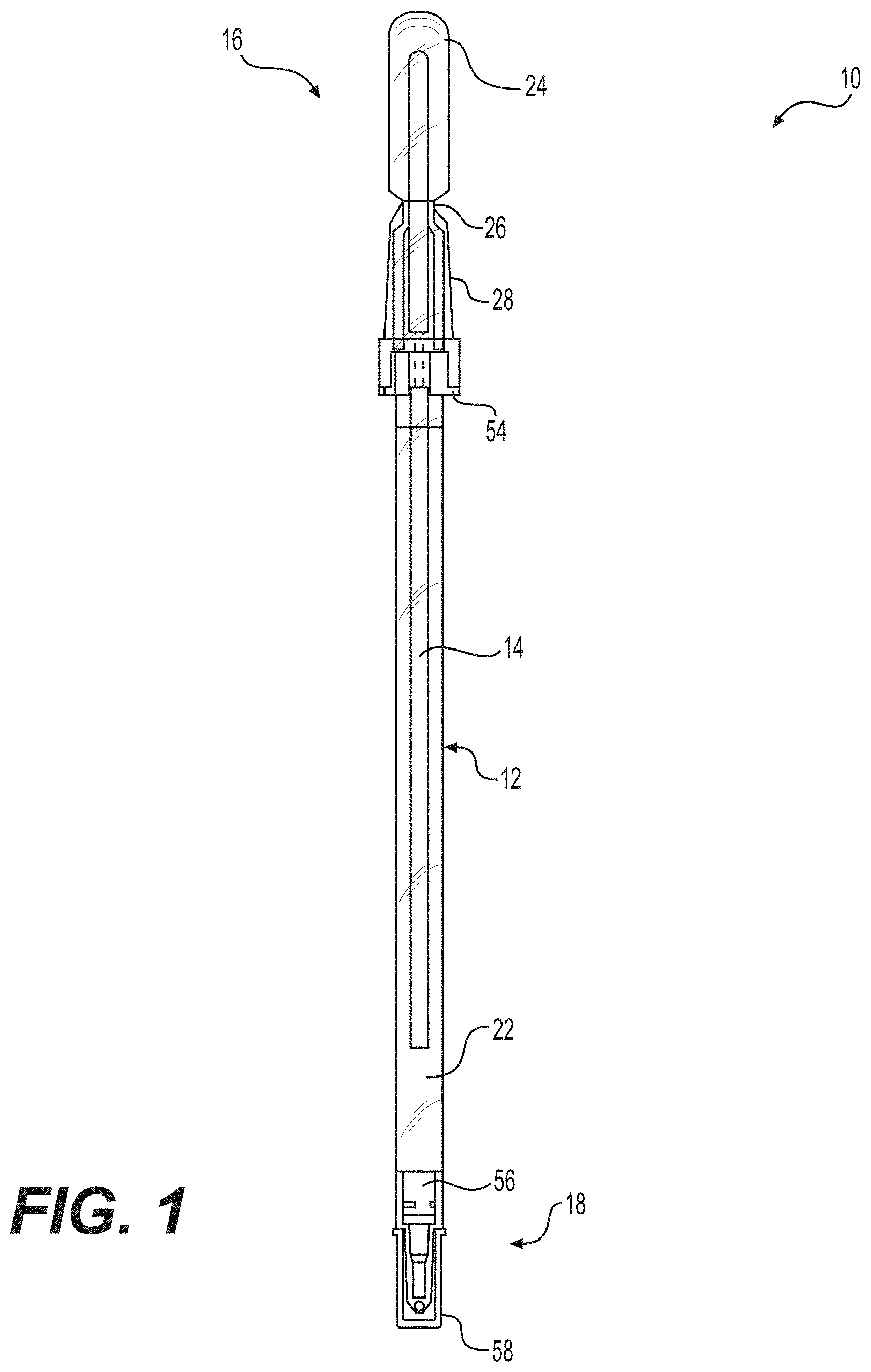 Patent US11779315 — Self-contained sampling device for processing whole blood — Figure 1