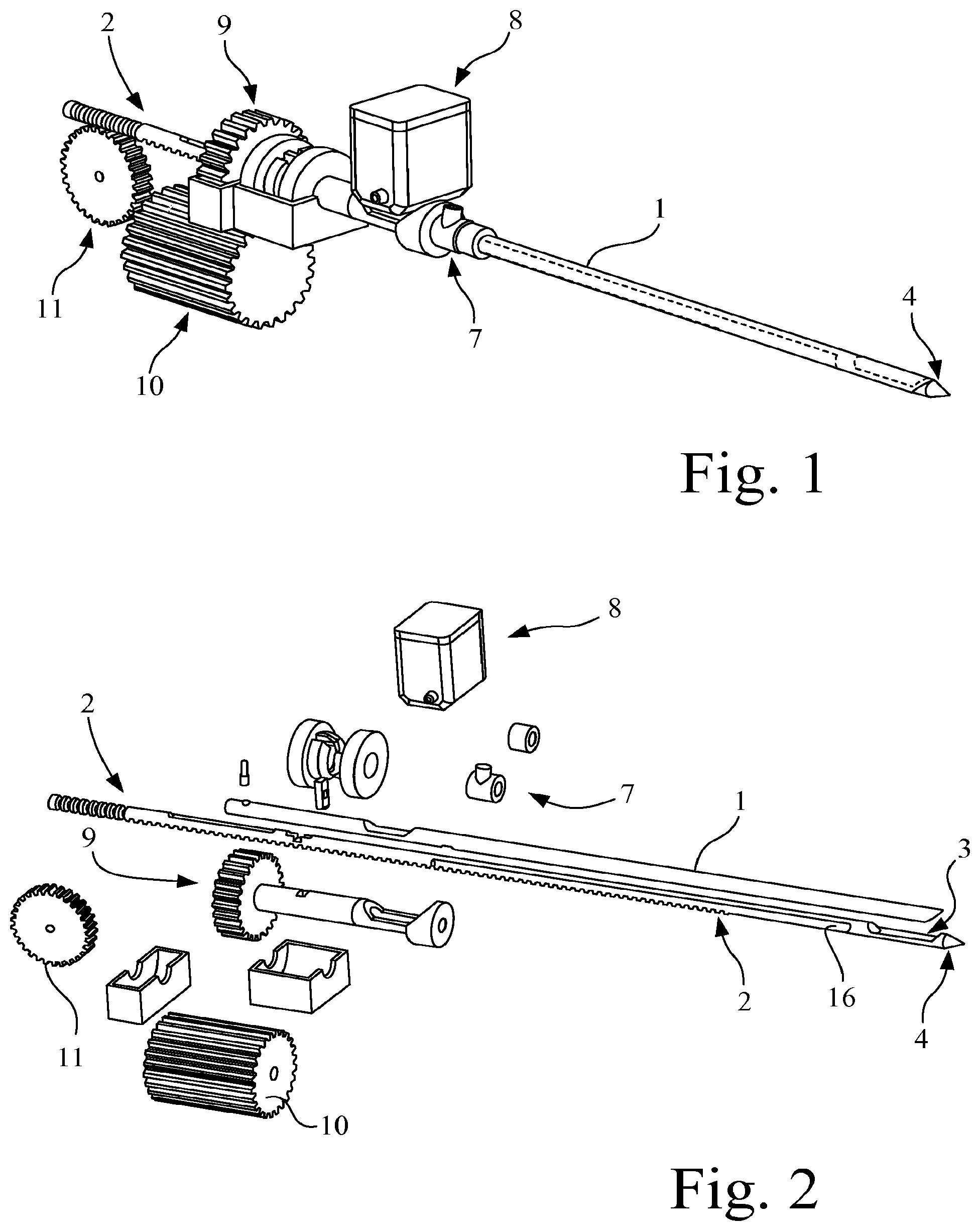 Patent US11779316 — Biopsy device — Figure 1