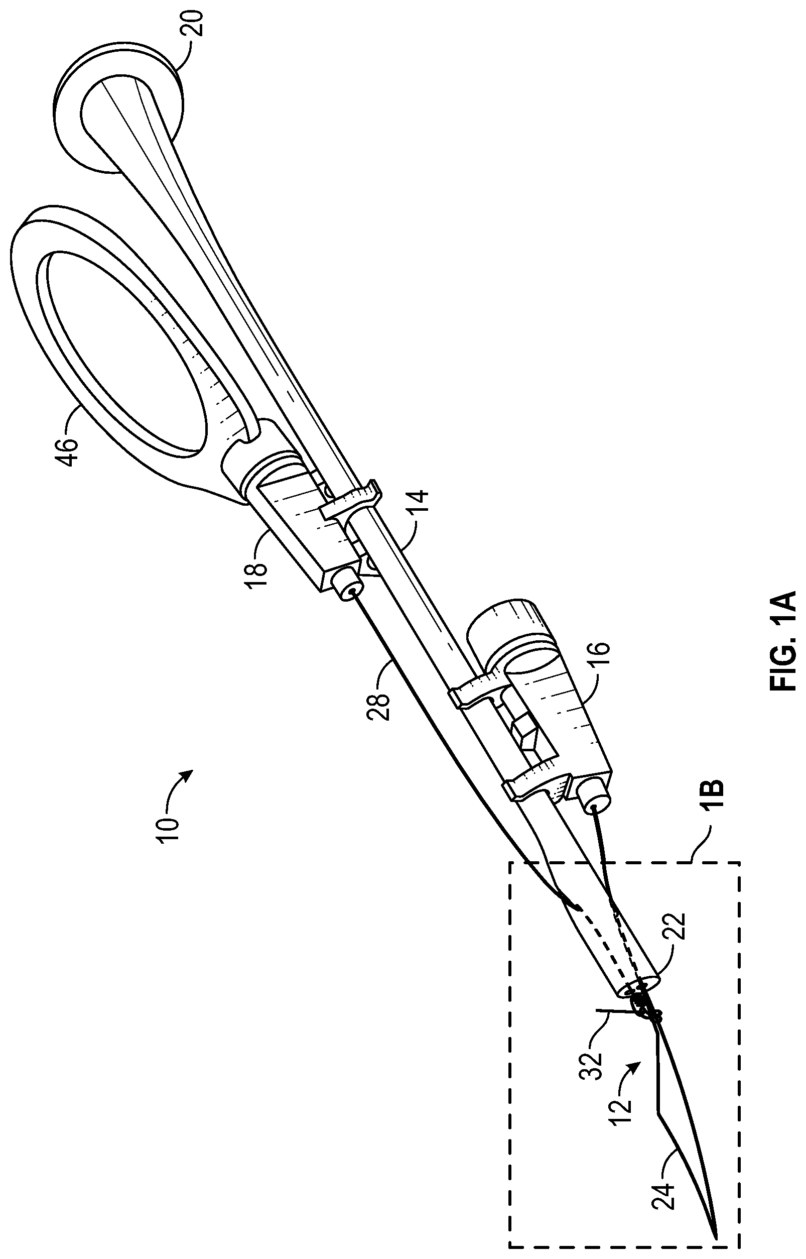 Patent US11779325 — Knot delivery device — Figure 1