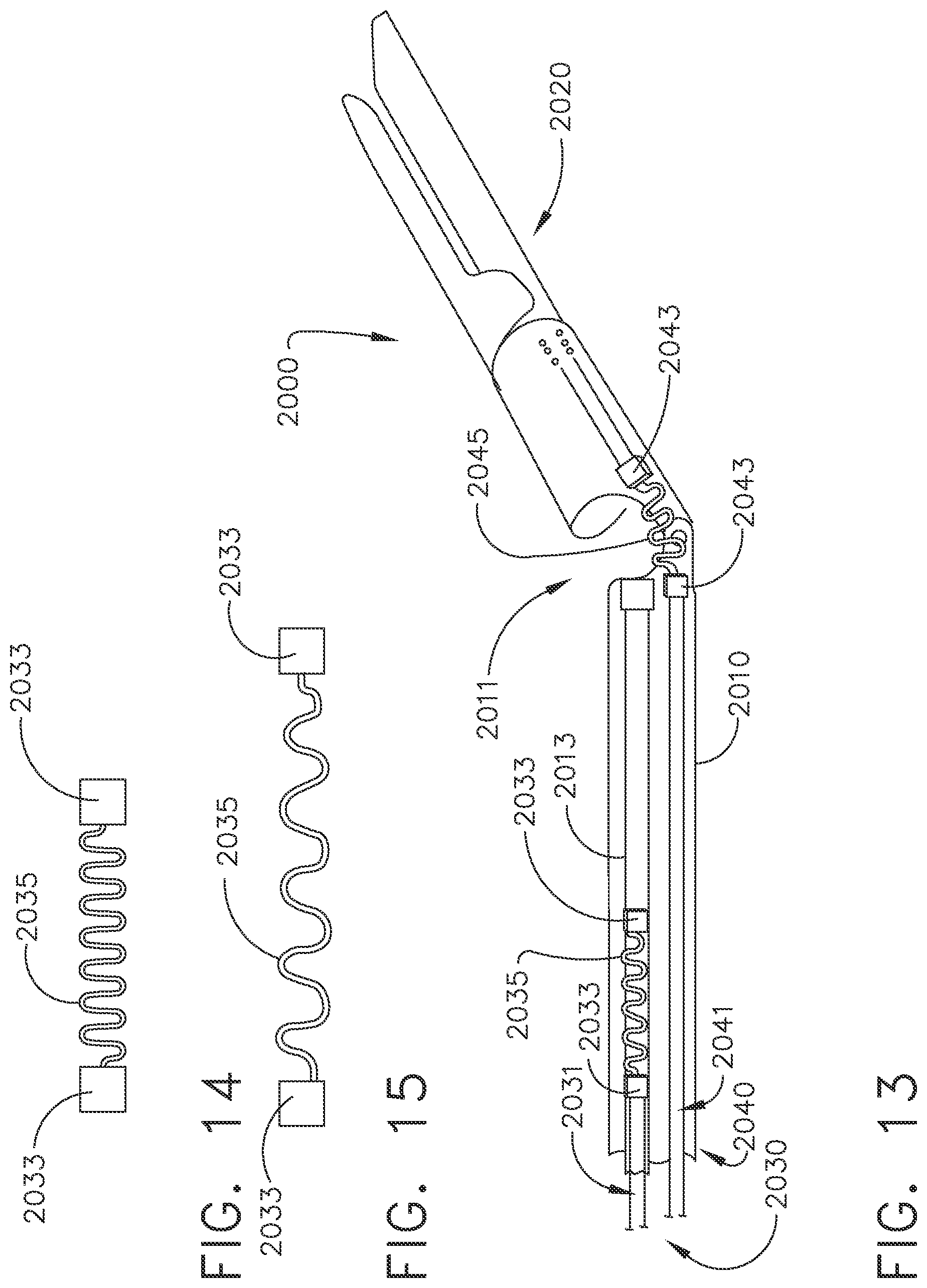 Patent US11779329 Figure 8 – Surgical instrument comprising a flex circuit including a sensor system