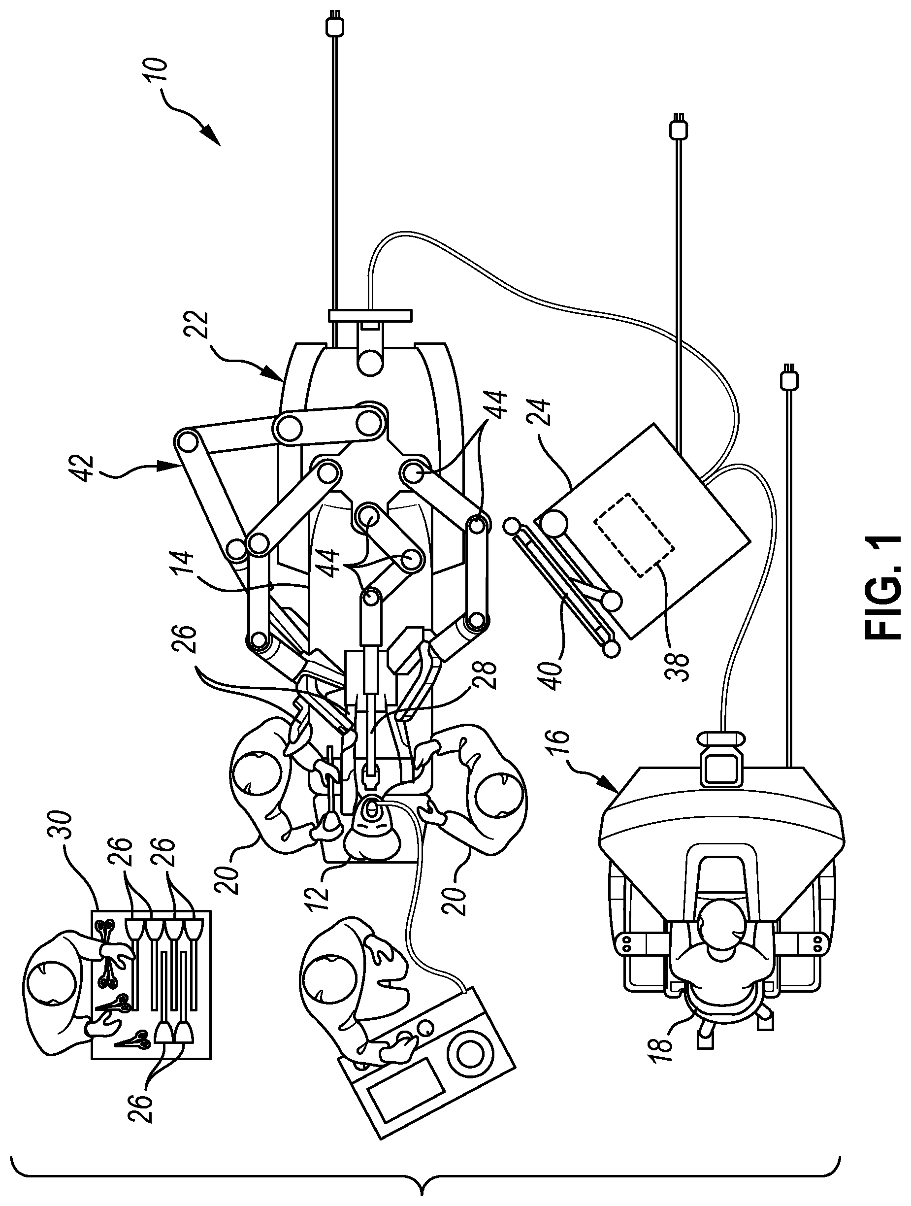 Patent US11779332 — Powered surgical stapler having independently operable closure and firing systems — Figure 1