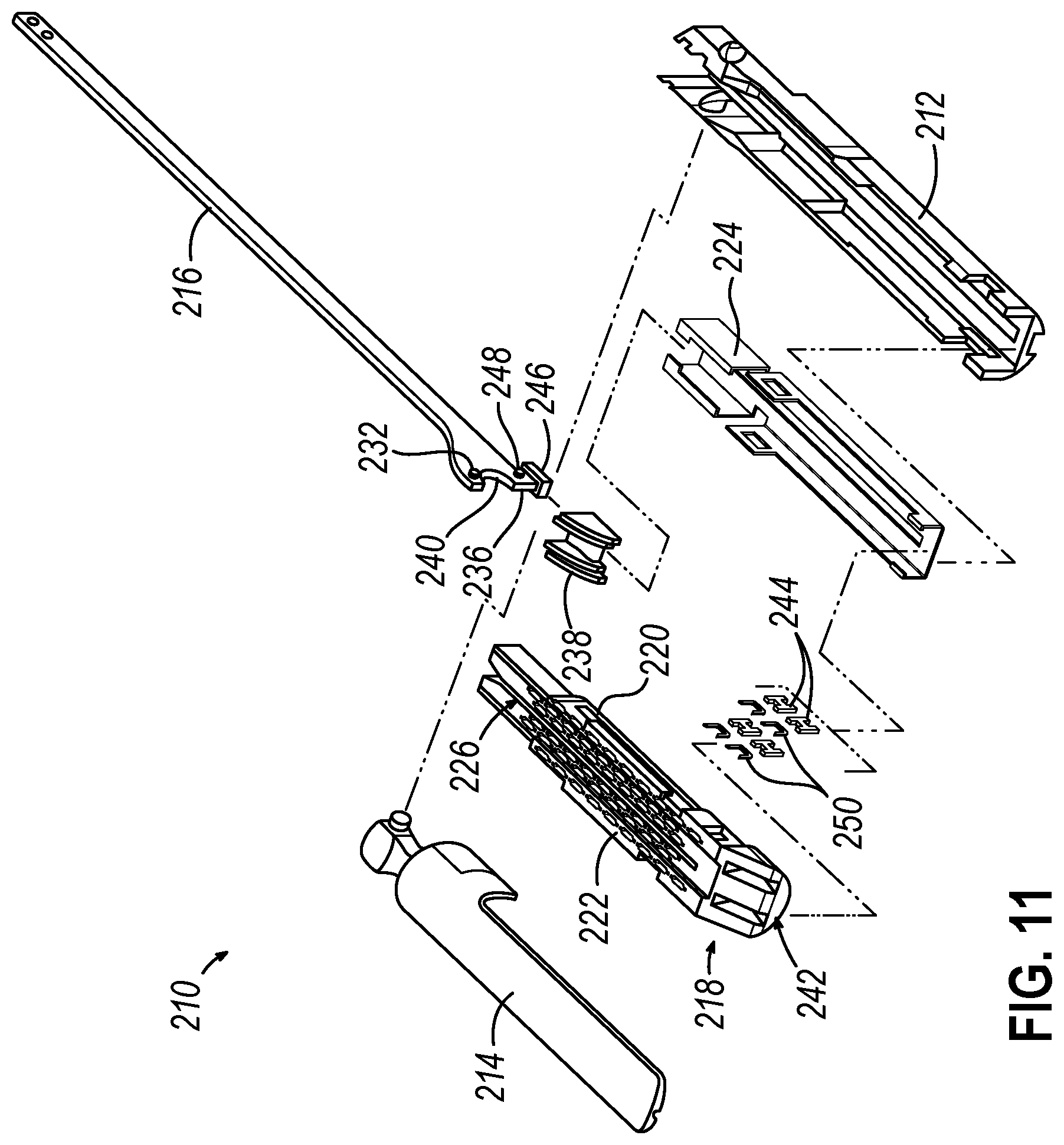 Patent US11779332 Figure 8 – Powered surgical stapler having independently operable closure and firing systems