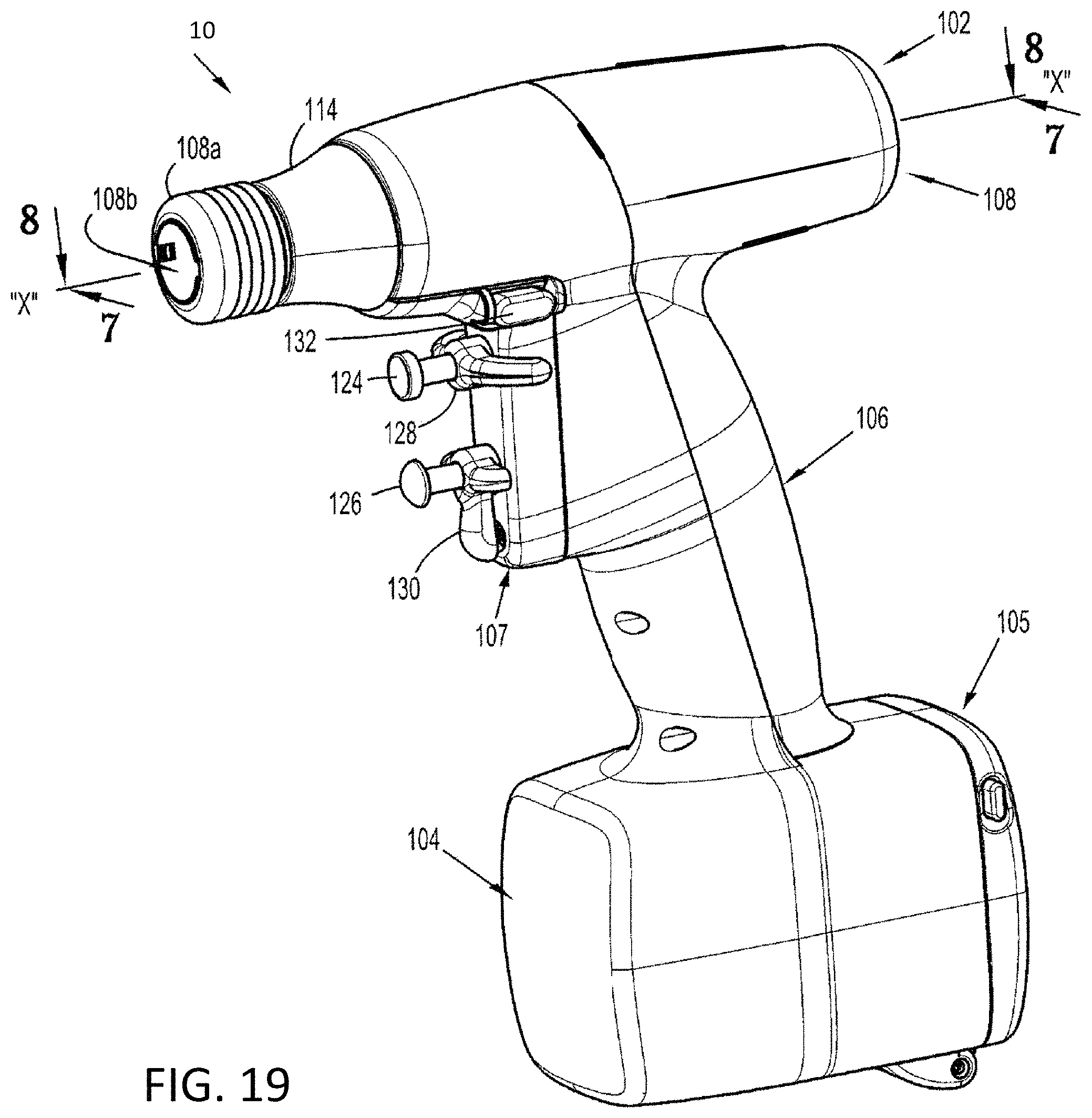 Patent US11779336 Figure 18 – Mechanisms for compensating for drivetrain failure in powered surgical instruments