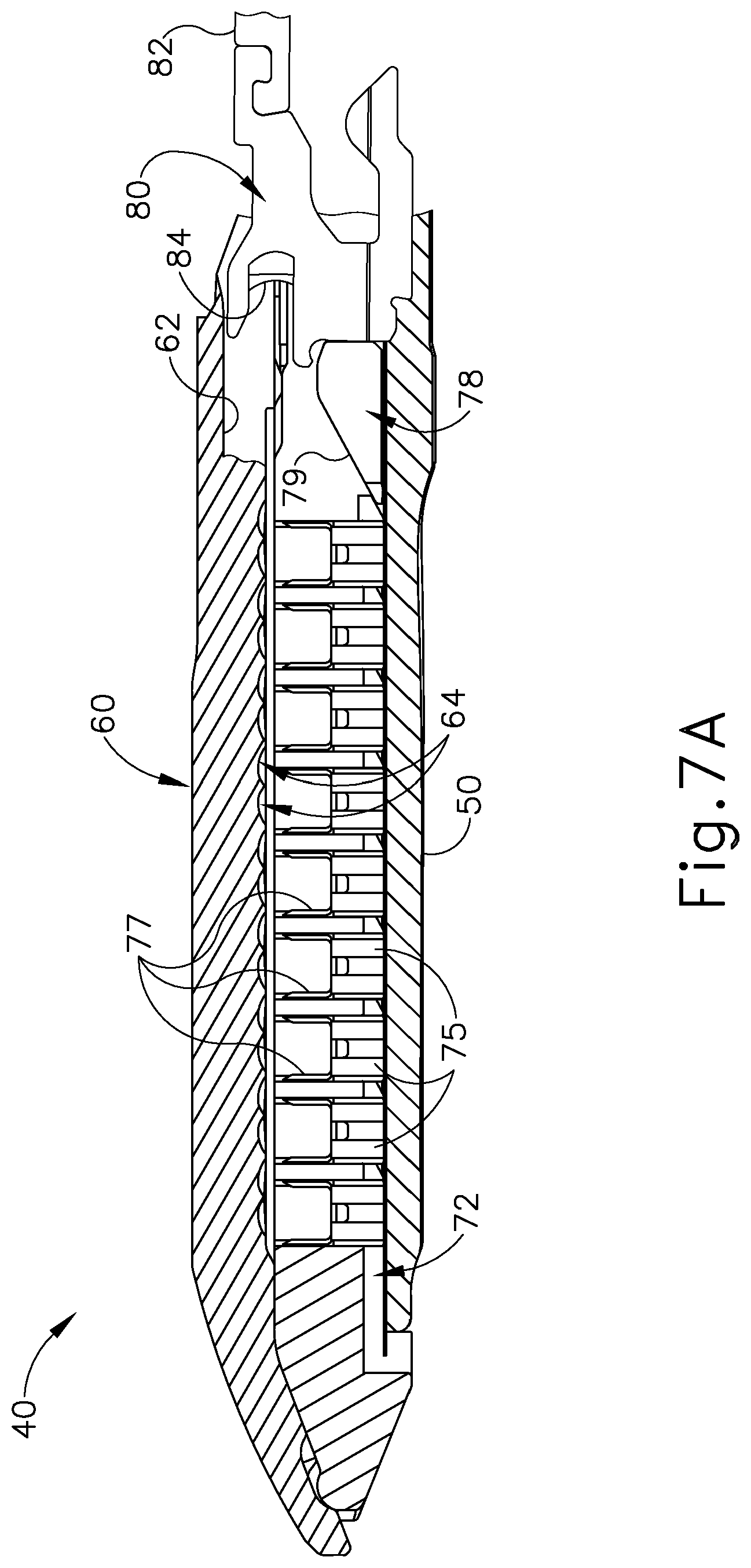Patent US11779341 Figure 7 – Method of applying a buttress to a surgical stapler
