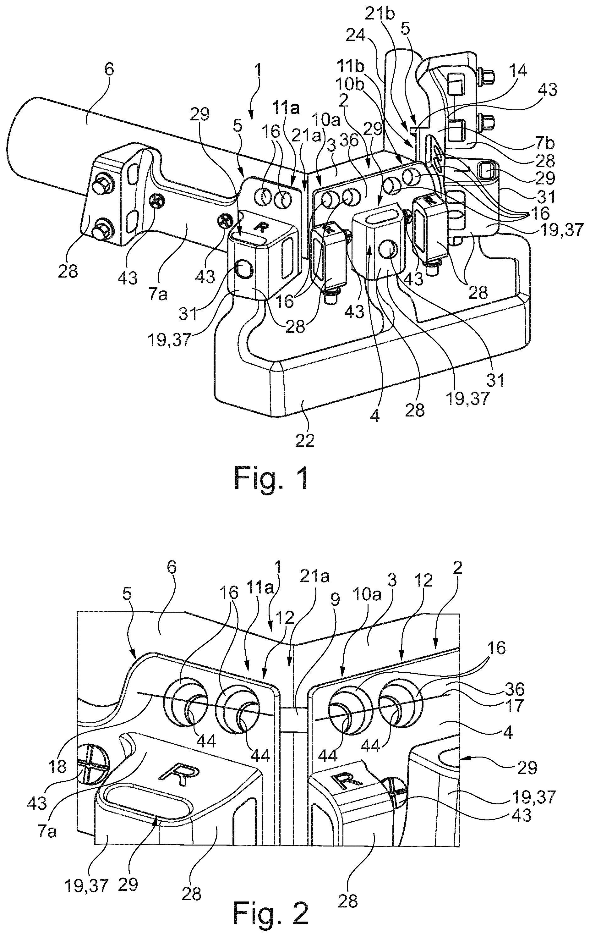 Patent US11779346 — Fibula bone material removal and transfer template — Figure 1