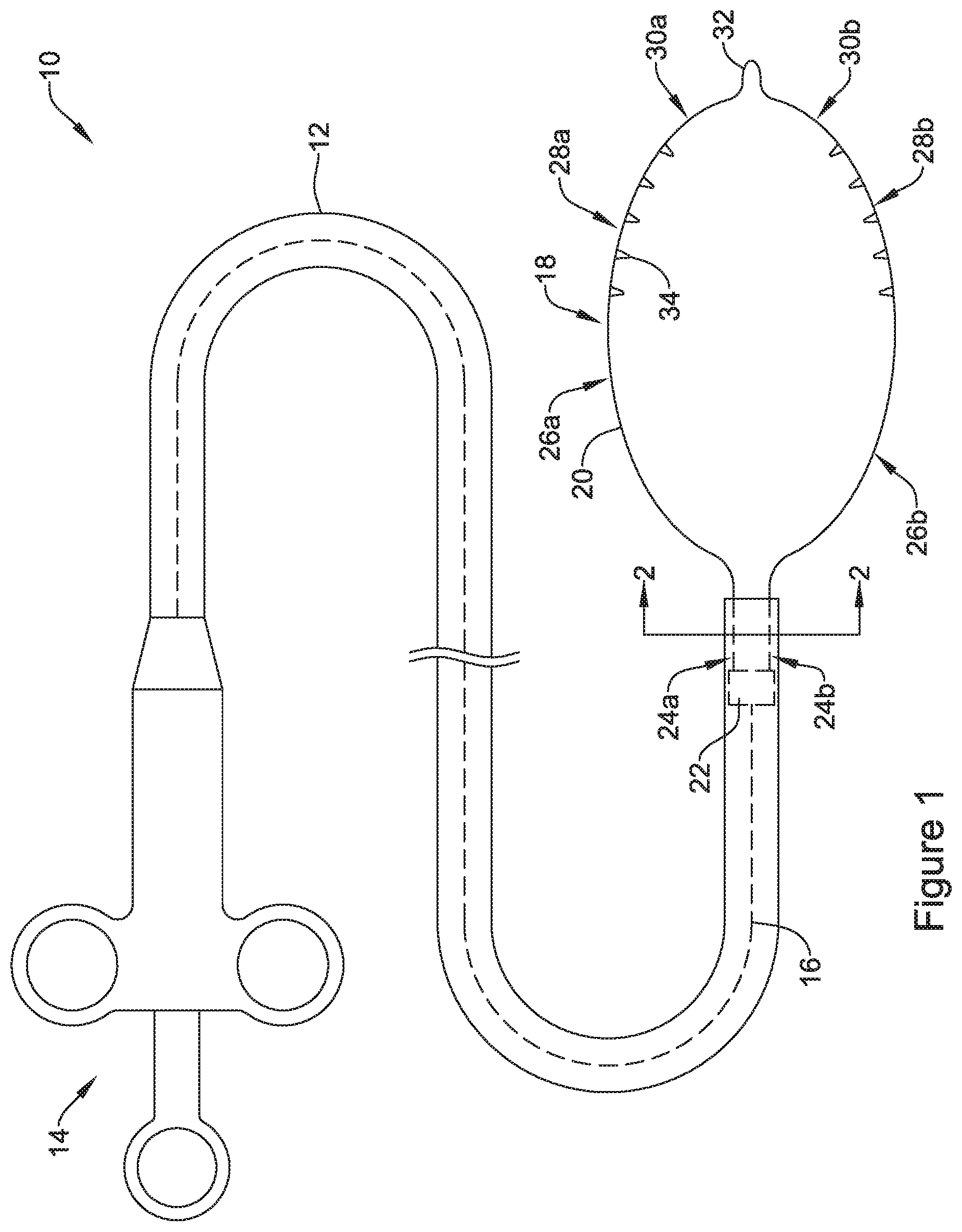 Patent US11779367 Figure 1 – Polypectomy snare devices