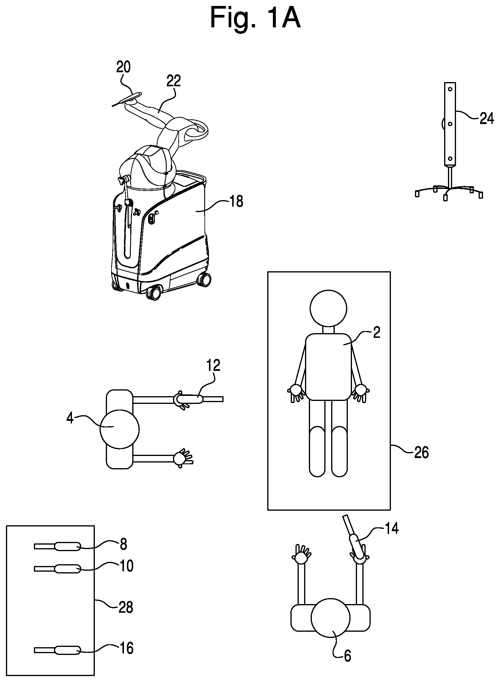 Patent US11779409 — Surgical system with workflow monitoring — Figure 1