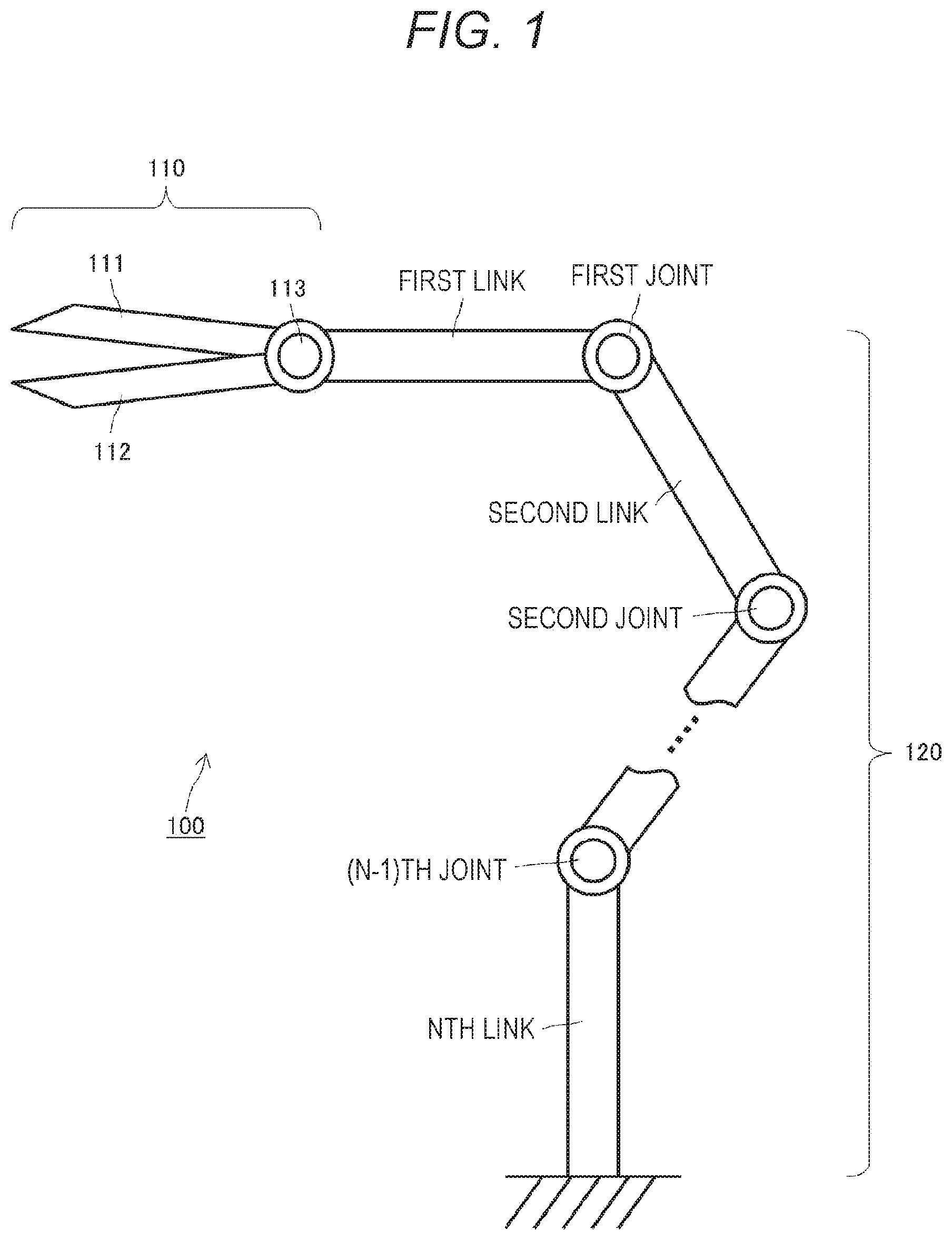 Patent US11779411 — Operation system, surgical system, control device, distortion generating body, surgical instrument, and external force detecting system — Figure 1