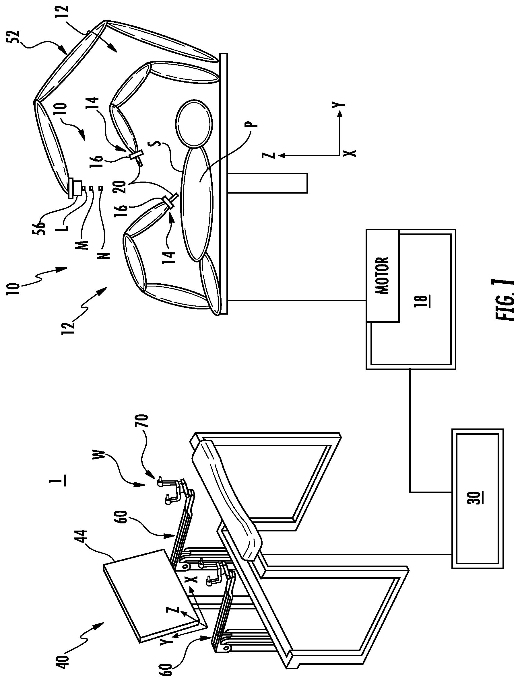 Patent US11779413 — Optical force sensor for robotic surgical system — Figure 1