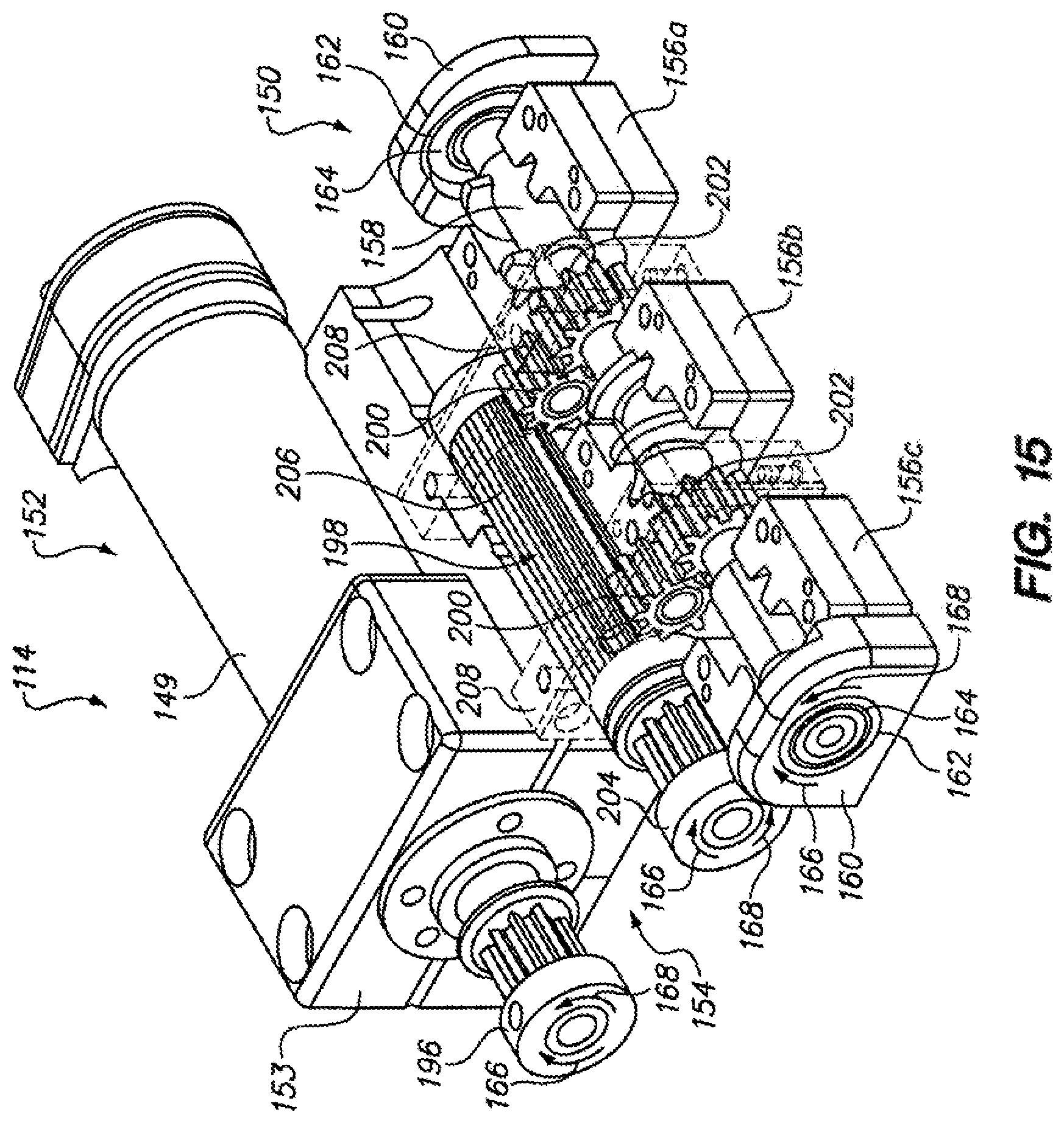 Patent US11779414 Figure 15 – Active drive for robotic catheter manipulators