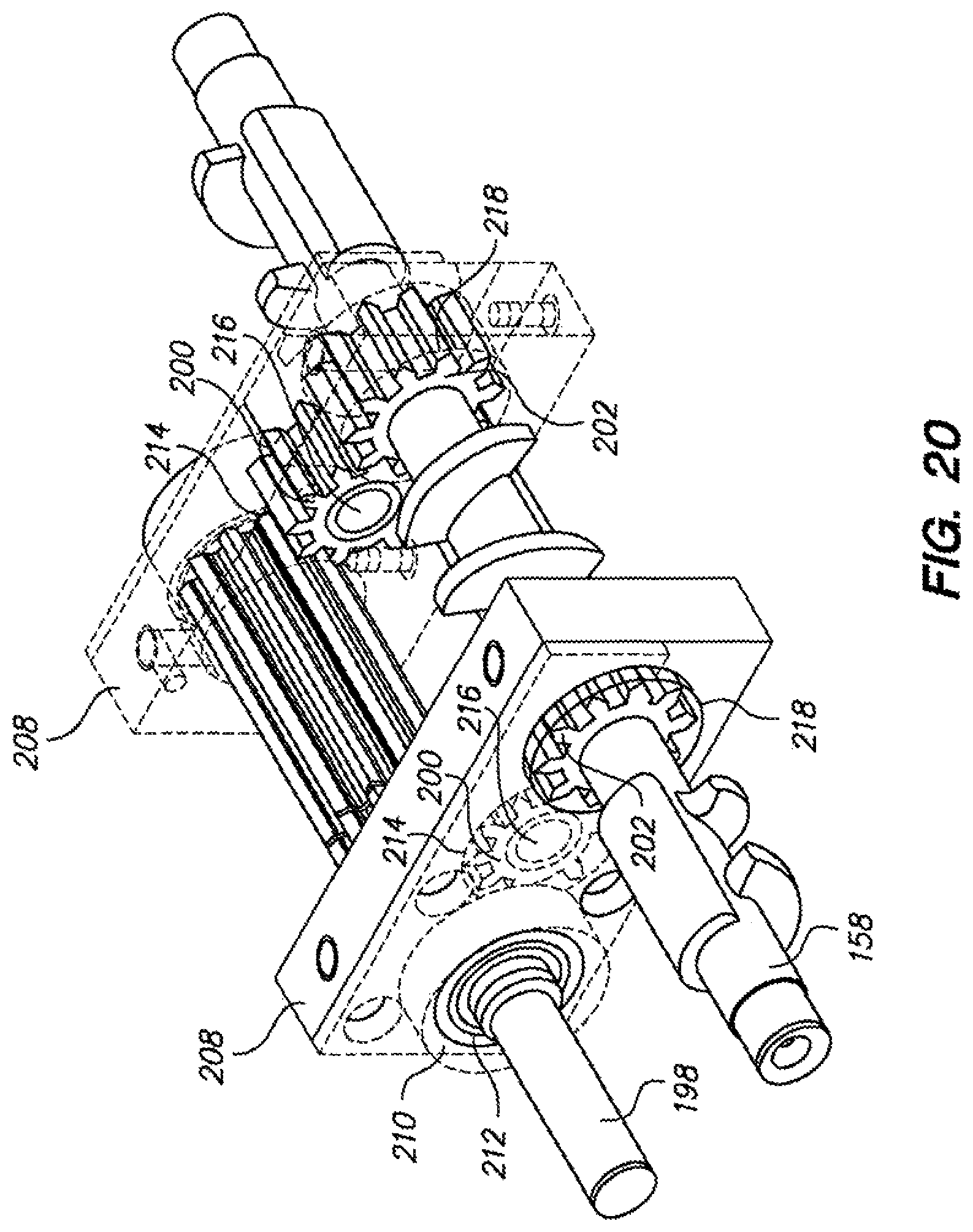 Patent US11779414 Figure 20 – Active drive for robotic catheter manipulators