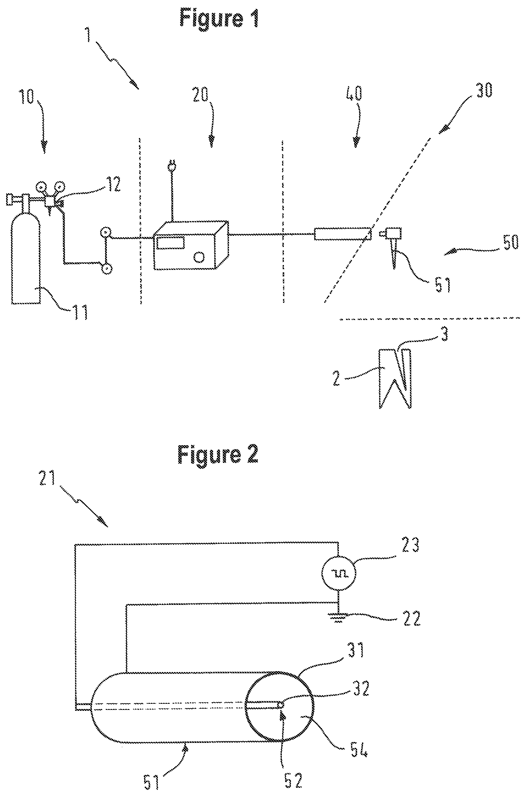 Patent US11779436 — Plasma jet device — Figure 1