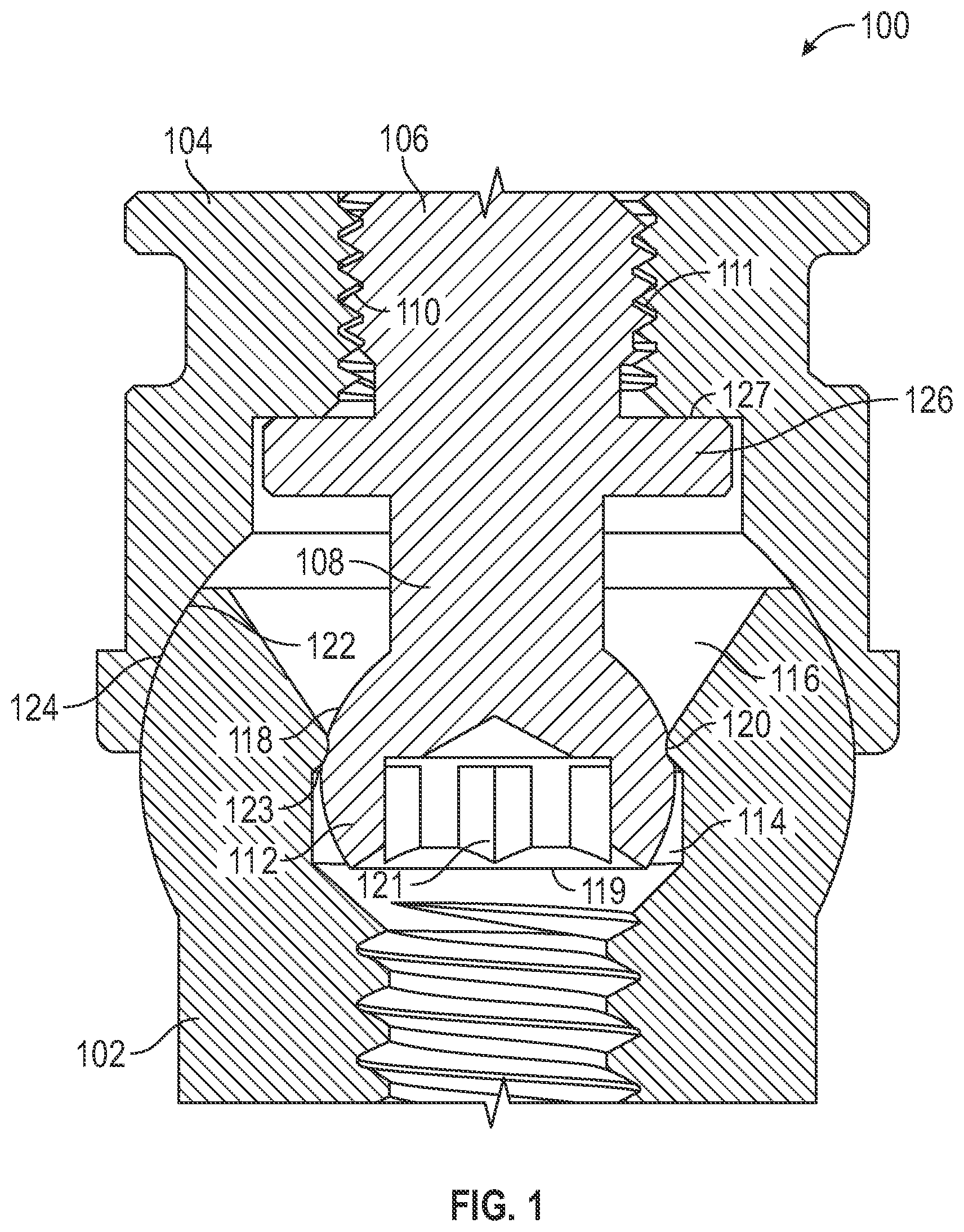 Patent US11779438 — Fixed hybrid dental attachment assembly and methods of use — Figure 1