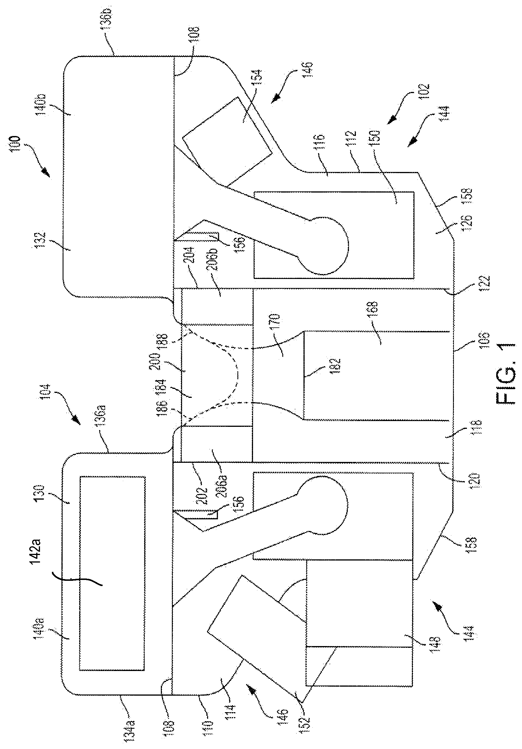 Patent US11779493 — Therapeutic cushioning boot — Figure 1