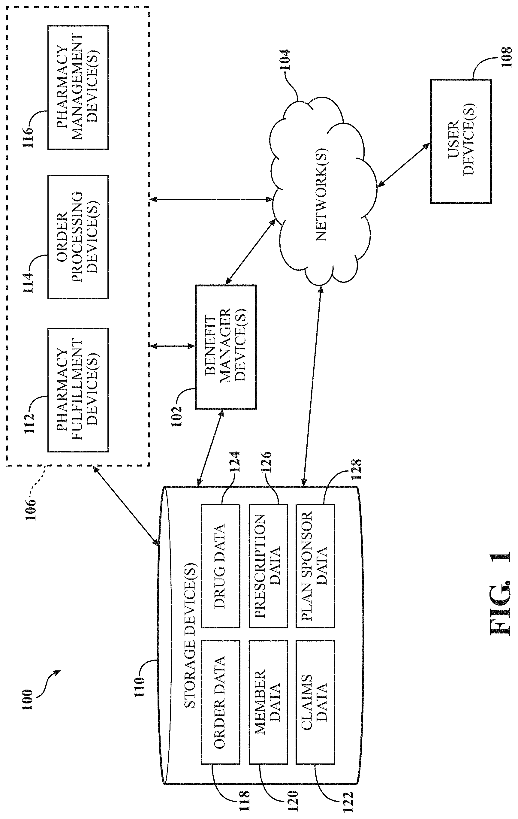 Patent US11779518 — Blister pack device and method — Figure 1